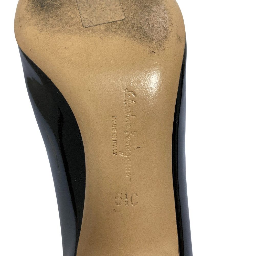 Salvatore Ferragamo Salvatore Ferragamo Salvatore Ferragamo Vara Ribbon Patent Pumps Leather Shoes DUTY FREE for USA Size ONE SIZE - 9 Thumbnail