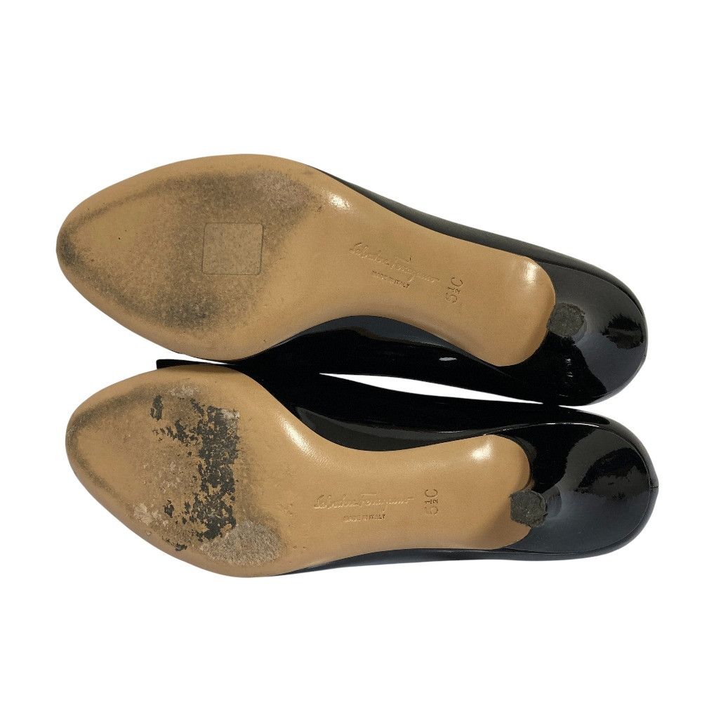Salvatore Ferragamo Salvatore Ferragamo Salvatore Ferragamo Vara Ribbon Patent Pumps Leather Shoes DUTY FREE for USA Size ONE SIZE - 5 Thumbnail