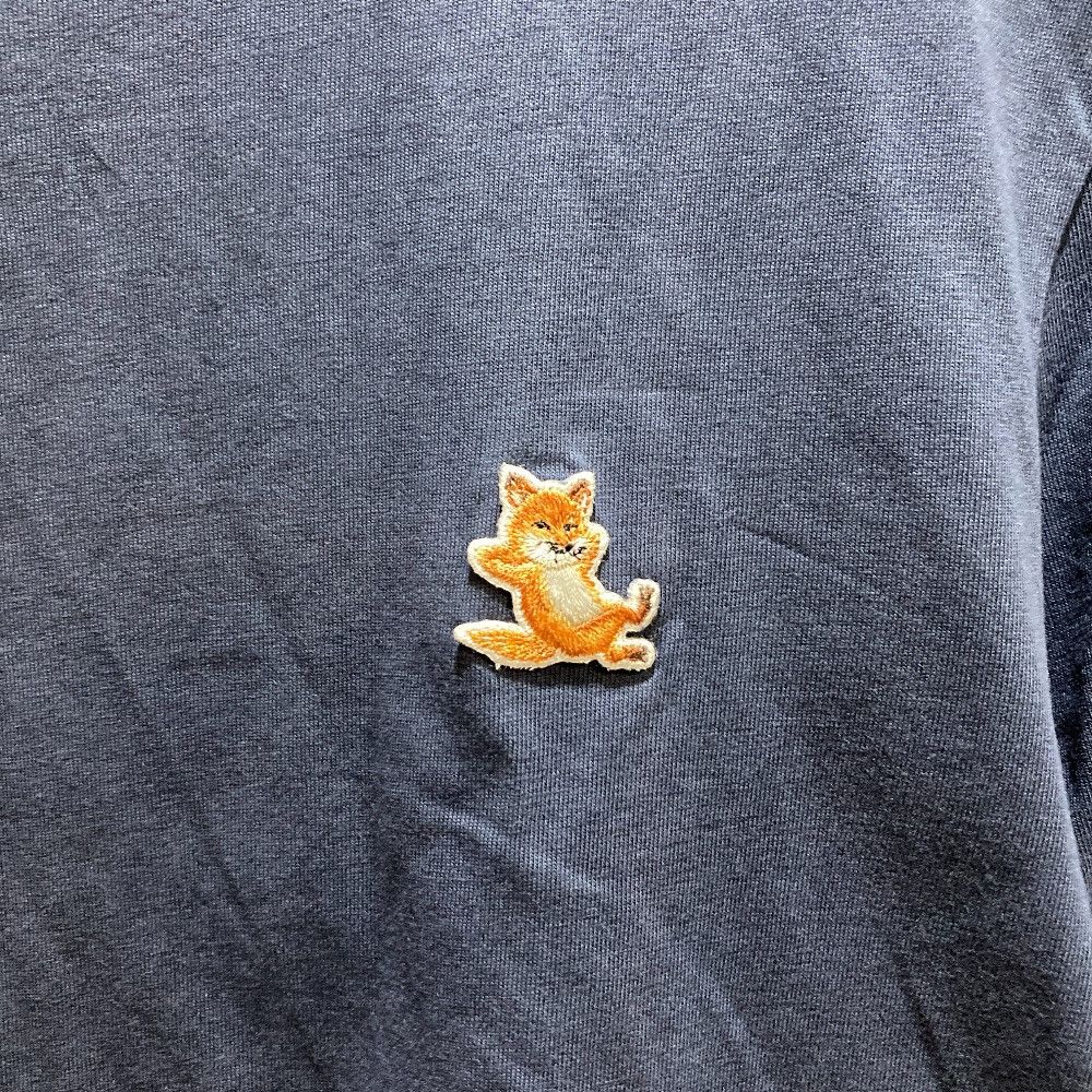 Maison Kitsune Maison Kitsune Maison Kitsuné Chillax Fox Embroidery Patch Logo T-shirt Cotton T-shirt Textile T-Shirts LM00110KJ0008 DUTY FREE for USA Size ONE SIZE - 3 Thumbnail