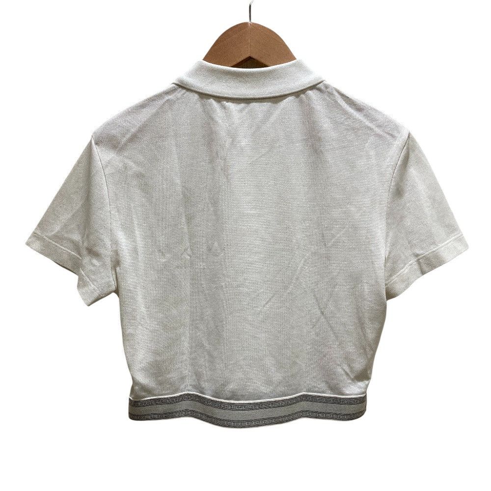Loewe Loewe Loewe Silk Cotton Piqué Cropped Polo Shirt Textile Tops DUTY FREE for USA Size ONE SIZE - 4 Thumbnail