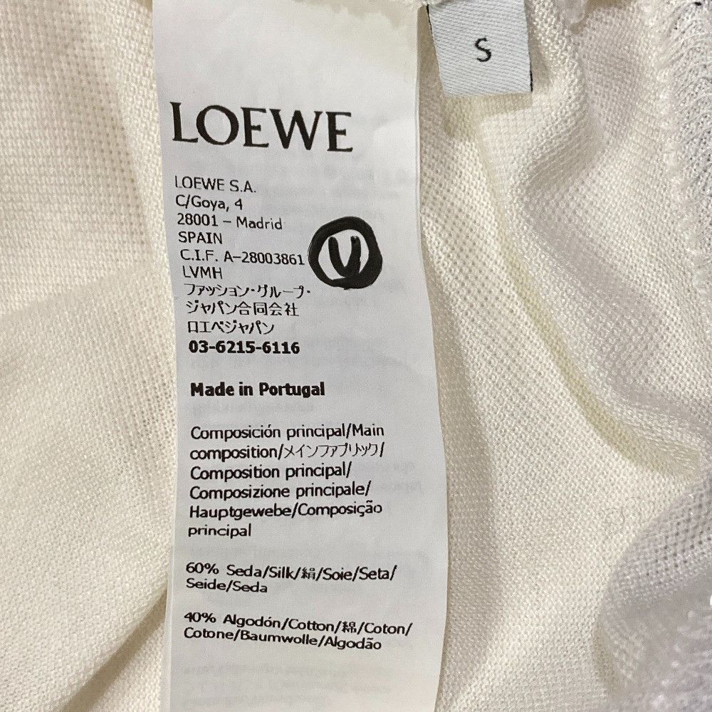 Loewe Loewe Loewe Silk Cotton Piqué Cropped Polo Shirt Textile Tops DUTY FREE for USA Size ONE SIZE - 6 Thumbnail