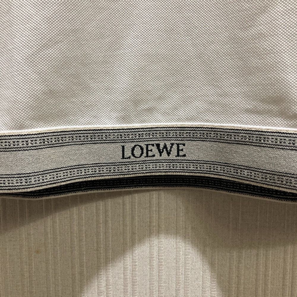 Loewe Loewe Loewe Silk Cotton Piqué Cropped Polo Shirt Textile Tops DUTY FREE for USA Size ONE SIZE - 3 Thumbnail