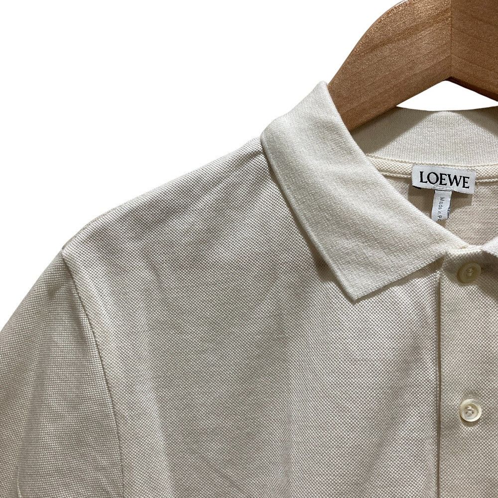 Loewe Loewe Loewe Silk Cotton Piqué Cropped Polo Shirt Textile Tops DUTY FREE for USA Size ONE SIZE - 2 Thumbnail