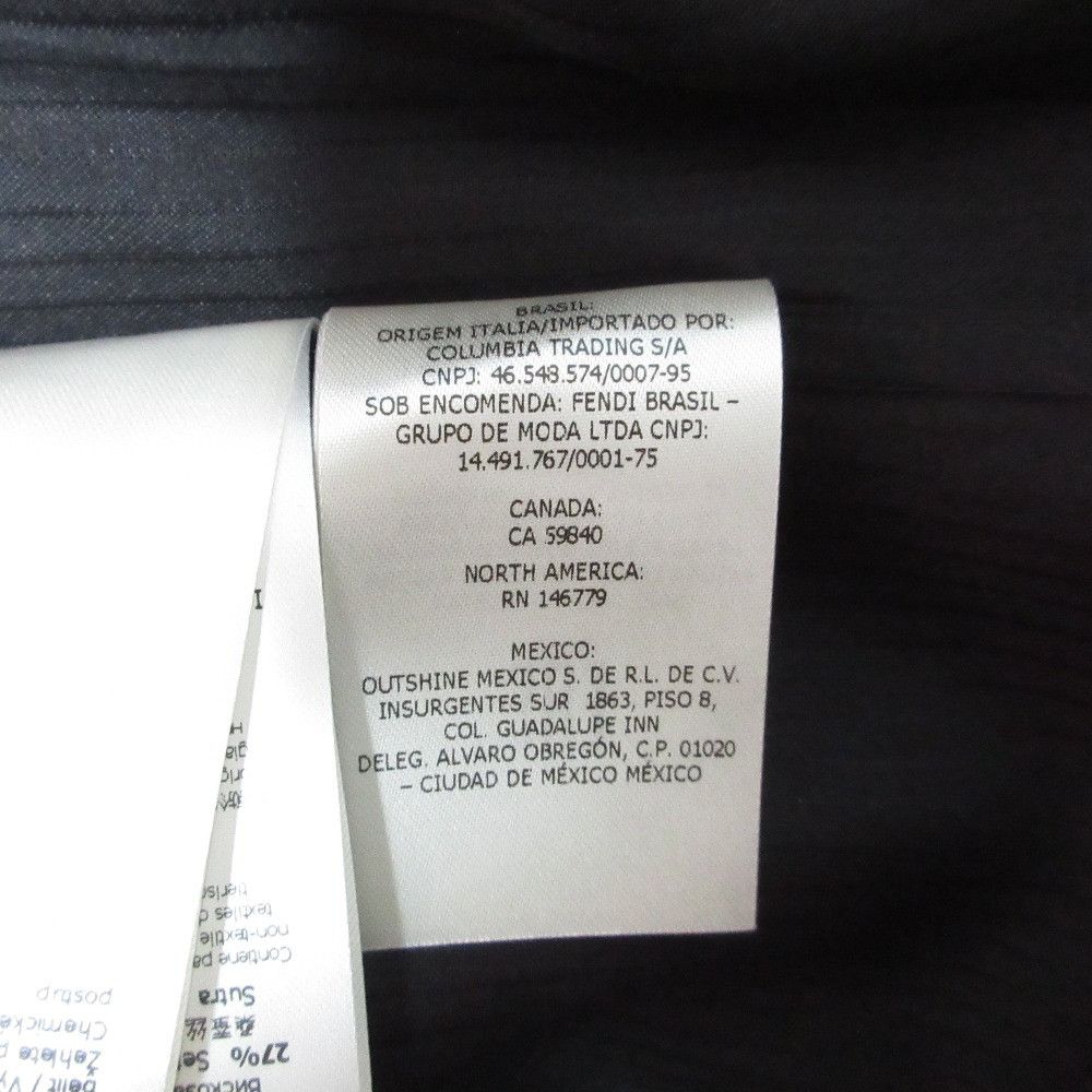 Fendi Fendi Fendi Shadow Stripe FF Pattern Shirt Textile Dress Shirt FS0585 DUTY FREE for USA Size ONE SIZE - 10 Thumbnail
