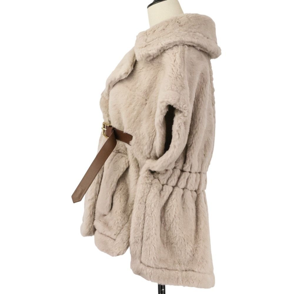 Max Mara Max Mara Max Mara NEWABAVO1 Alpaca Cape Coat Fur Outerwear NEWABAVO1 DUTY FREE for USA Size ONE SIZE - 3 Thumbnail