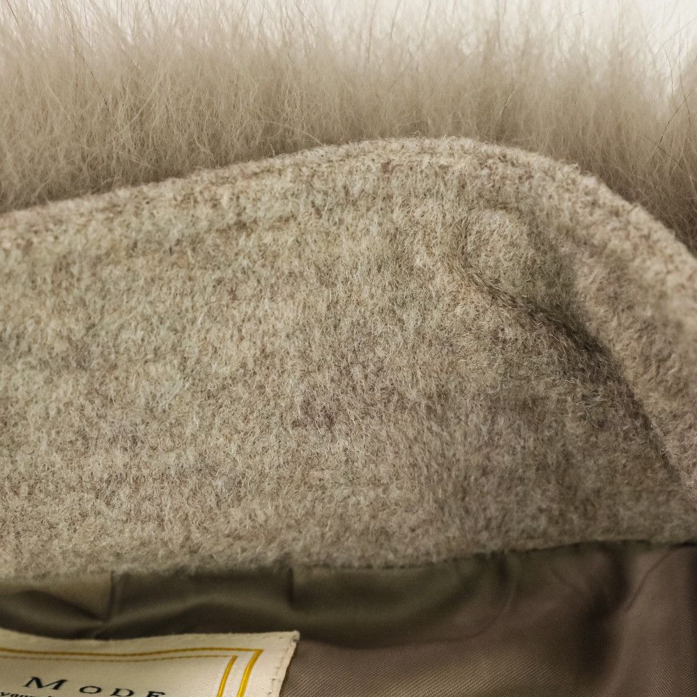 Other Other La MODE Fox Fur Wool Poncho Coat Textile Outerwear DUTY FREE for USA Size ONE SIZE - 18 Thumbnail