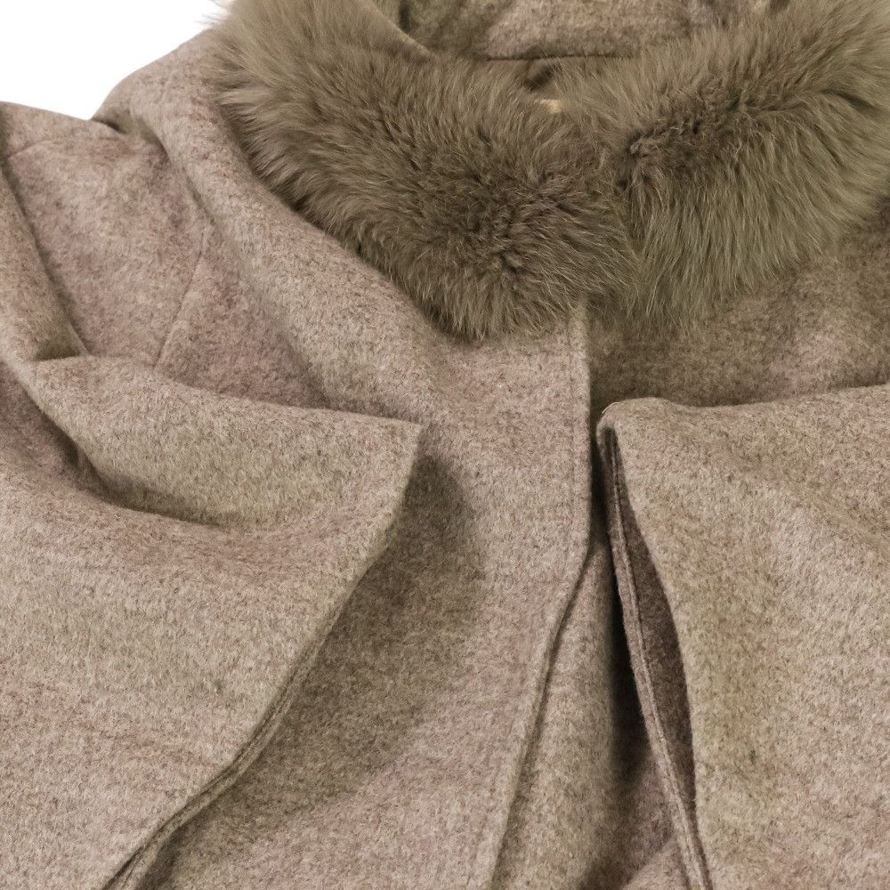 Other Other La MODE Fox Fur Wool Poncho Coat Textile Outerwear DUTY FREE for USA Size ONE SIZE - 19 Thumbnail