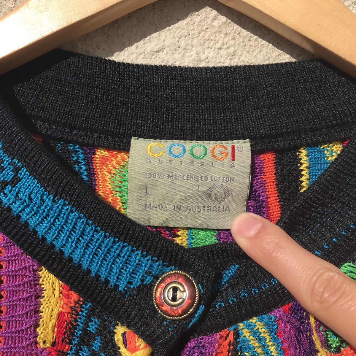 Coogi × Rare × Vintage Crazy Colorway Vintage Coogi Sweater