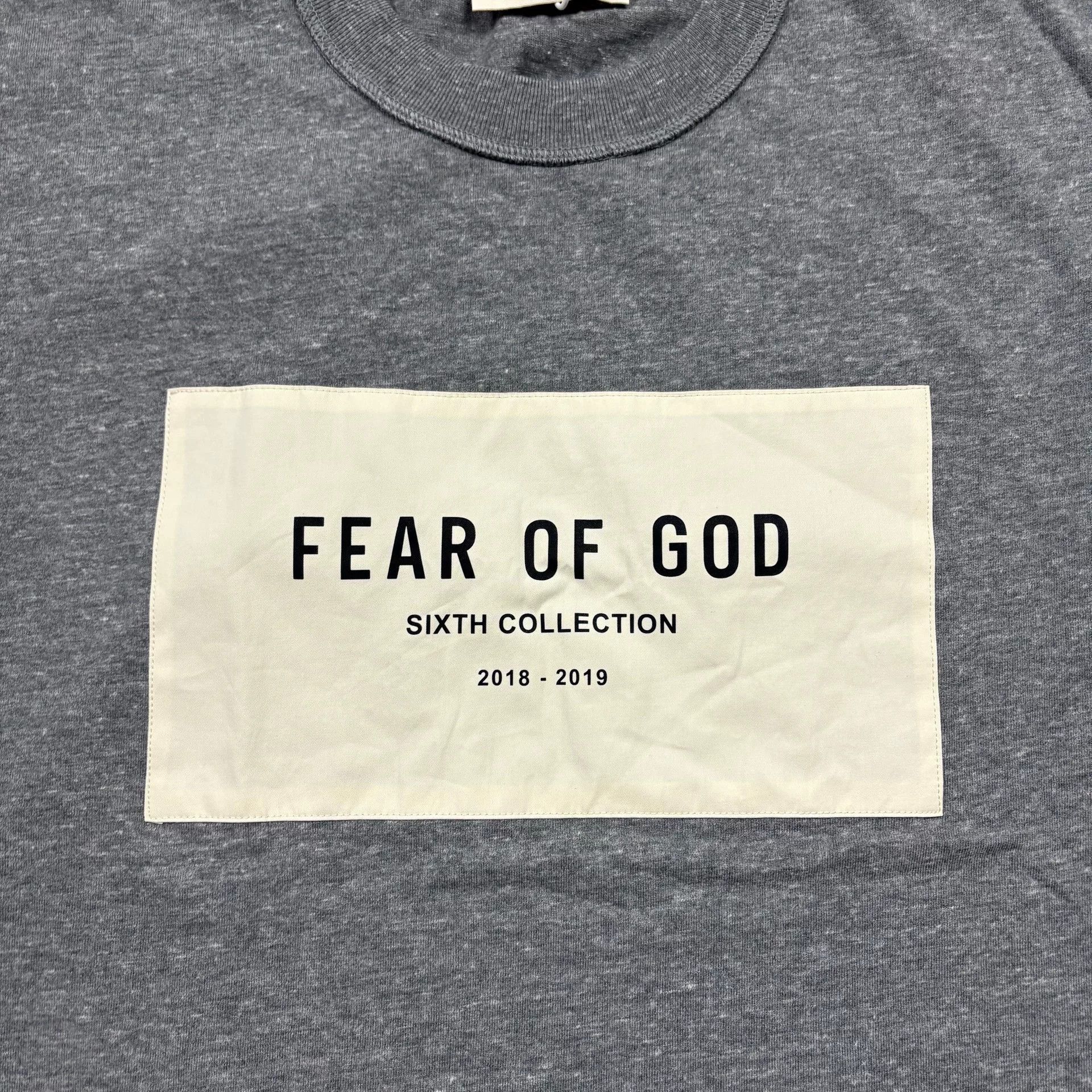 Fear of God Fear of God Fog 6th Patch Main Line Tee Size US M / EU 48-50 / 2 - 2 Thumbnail