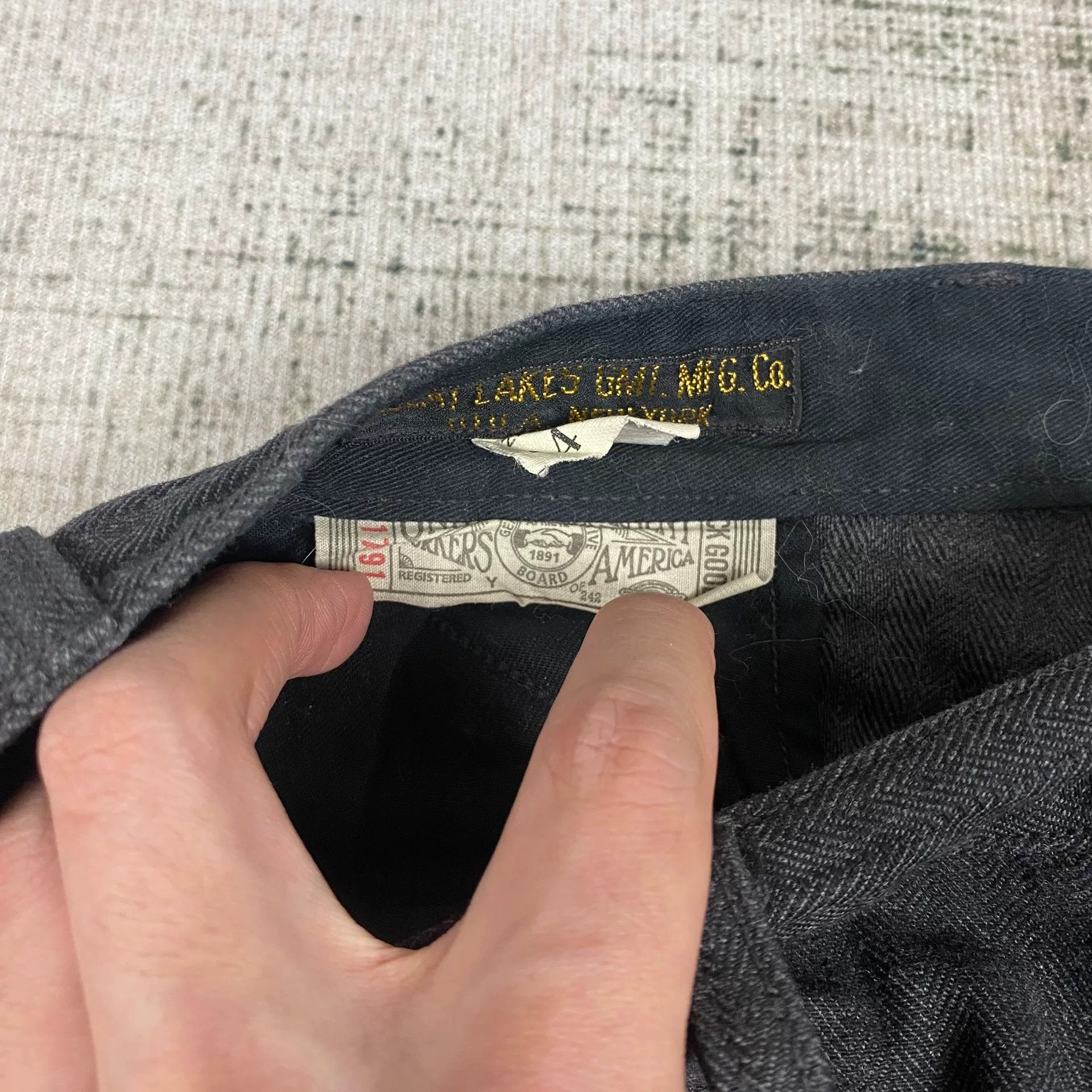 Freewheelers FREEWHEELERS Herringbone Casual Pants Size US 34 / EU 50 - 6 Thumbnail