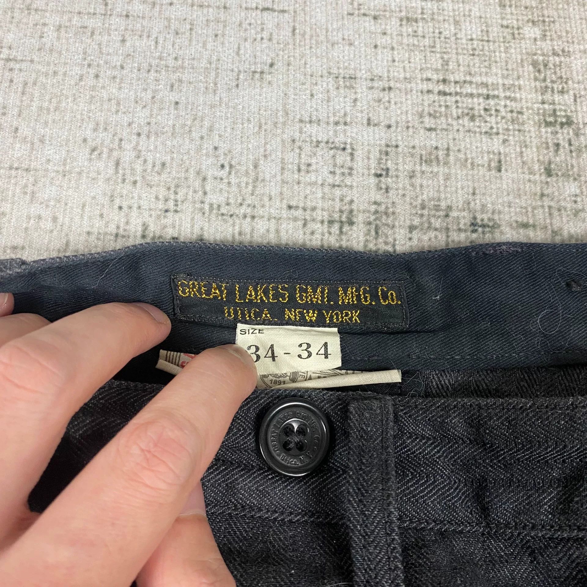 Freewheelers FREEWHEELERS Herringbone Casual Pants Size US 34 / EU 50 - 5 Thumbnail