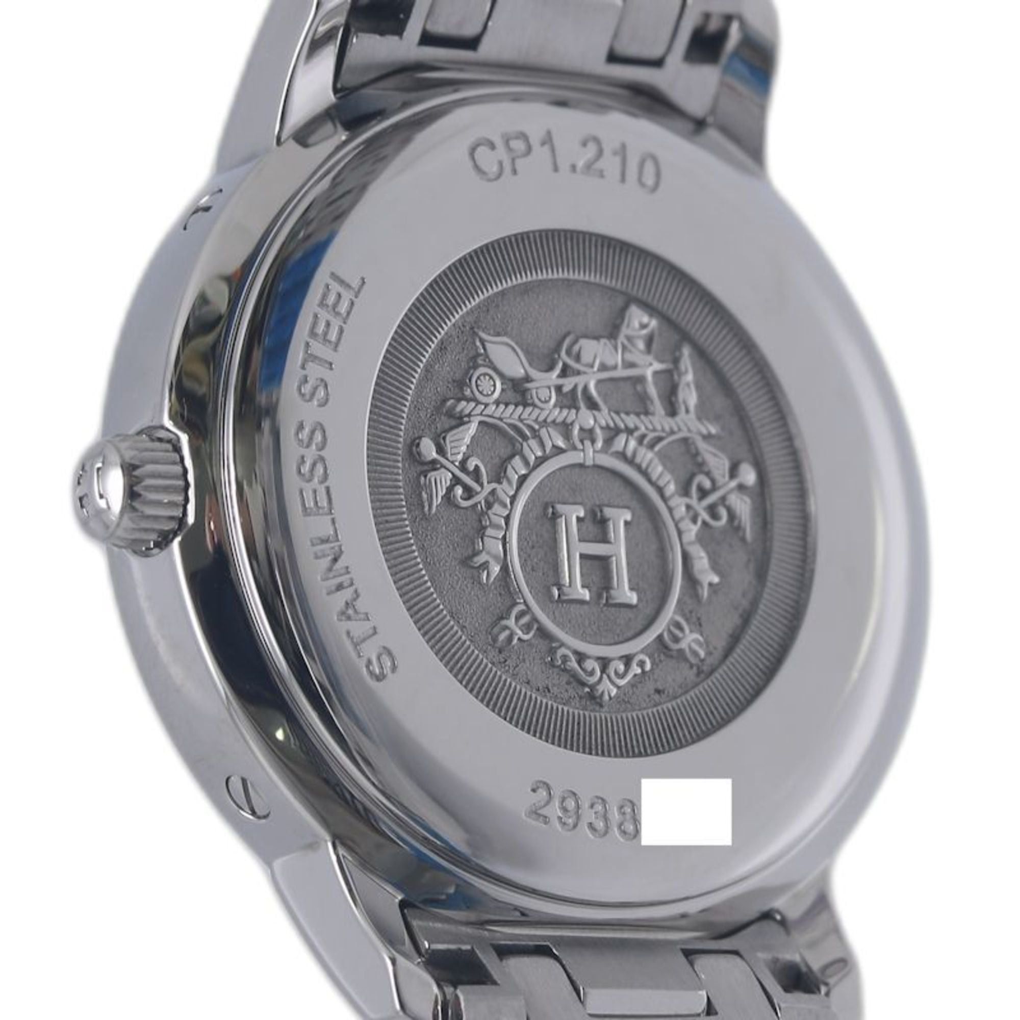 Hermes HERMES Clipper Classic CP1.210.230 4969 Women's Watch, Stainless Steel, 130489 Size ONE SIZE - 7 Thumbnail