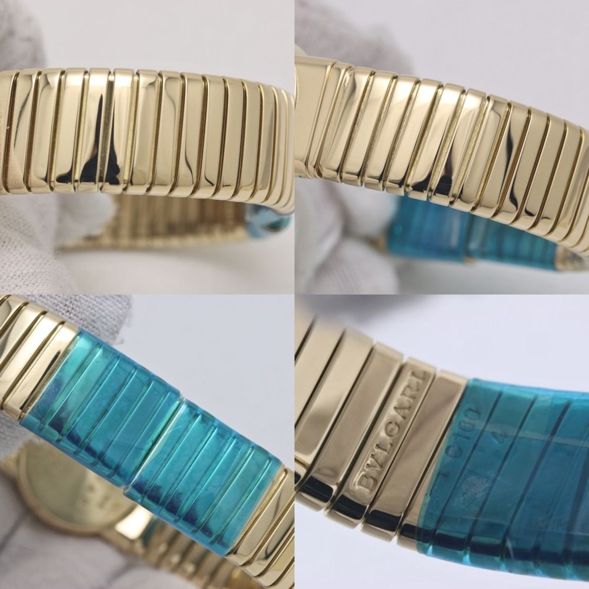 Bvlgari BVLGARI Tubogas 12P Diamond Watch BB192TY 12 BB192TG Women's 18KYG 40263 Size ONE SIZE - 9 Thumbnail