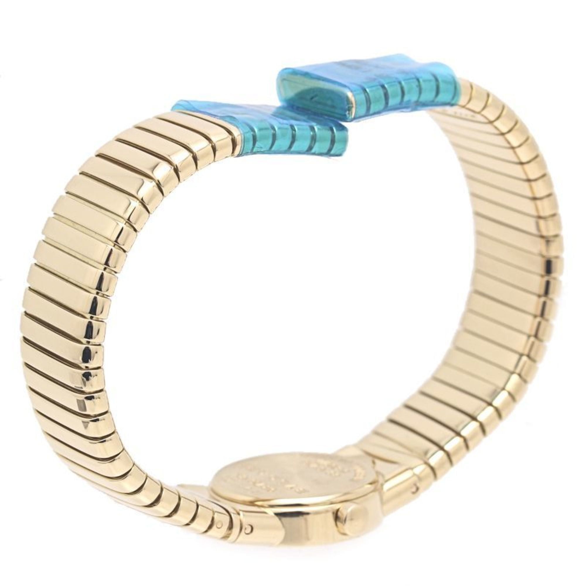 Bvlgari BVLGARI Tubogas 12P Diamond Watch BB192TY 12 BB192TG Women's 18KYG 40263 Size ONE SIZE - 5 Thumbnail