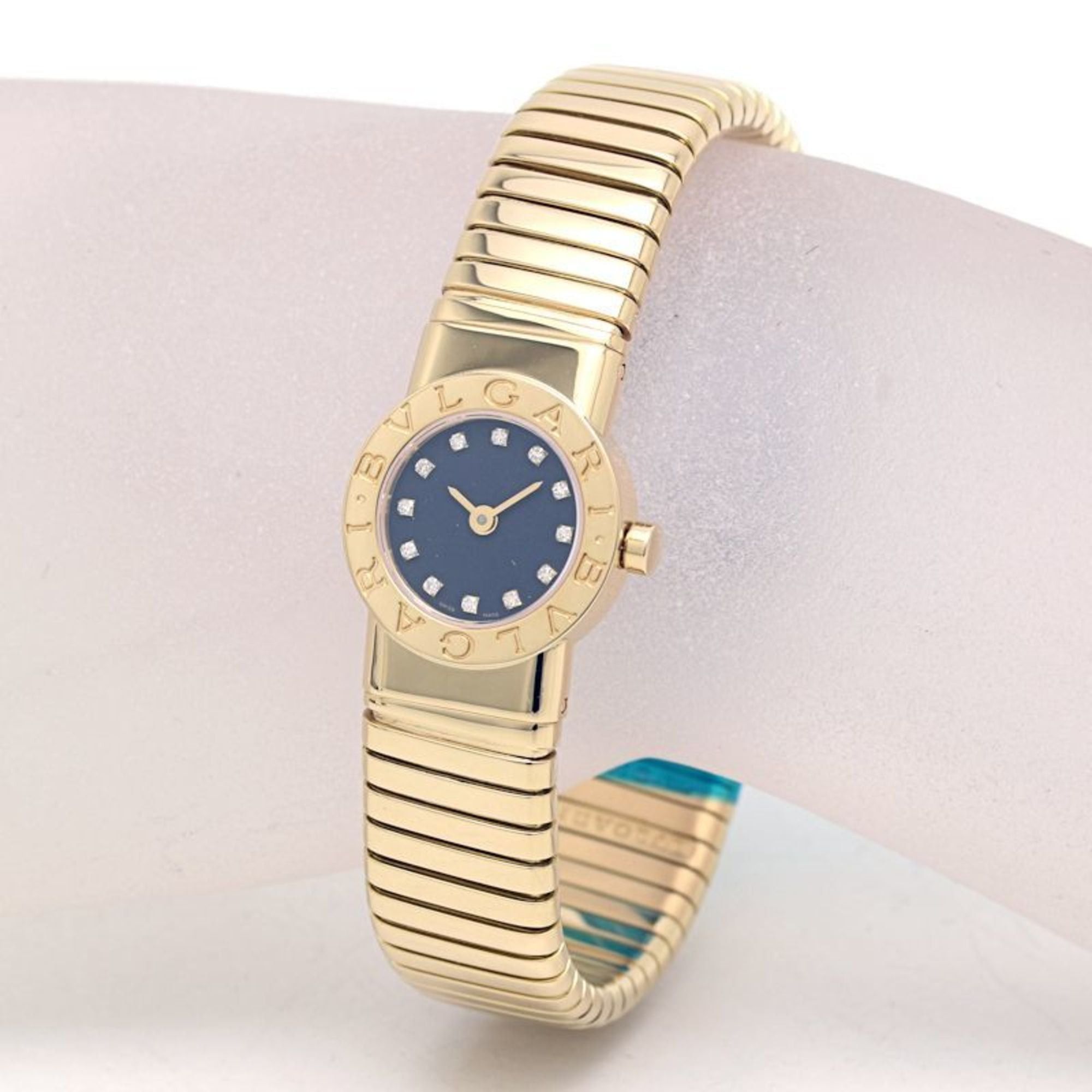Bvlgari BVLGARI Tubogas 12P Diamond Watch BB192TY 12 BB192TG Women's 18KYG 40263 Size ONE SIZE - 3 Thumbnail