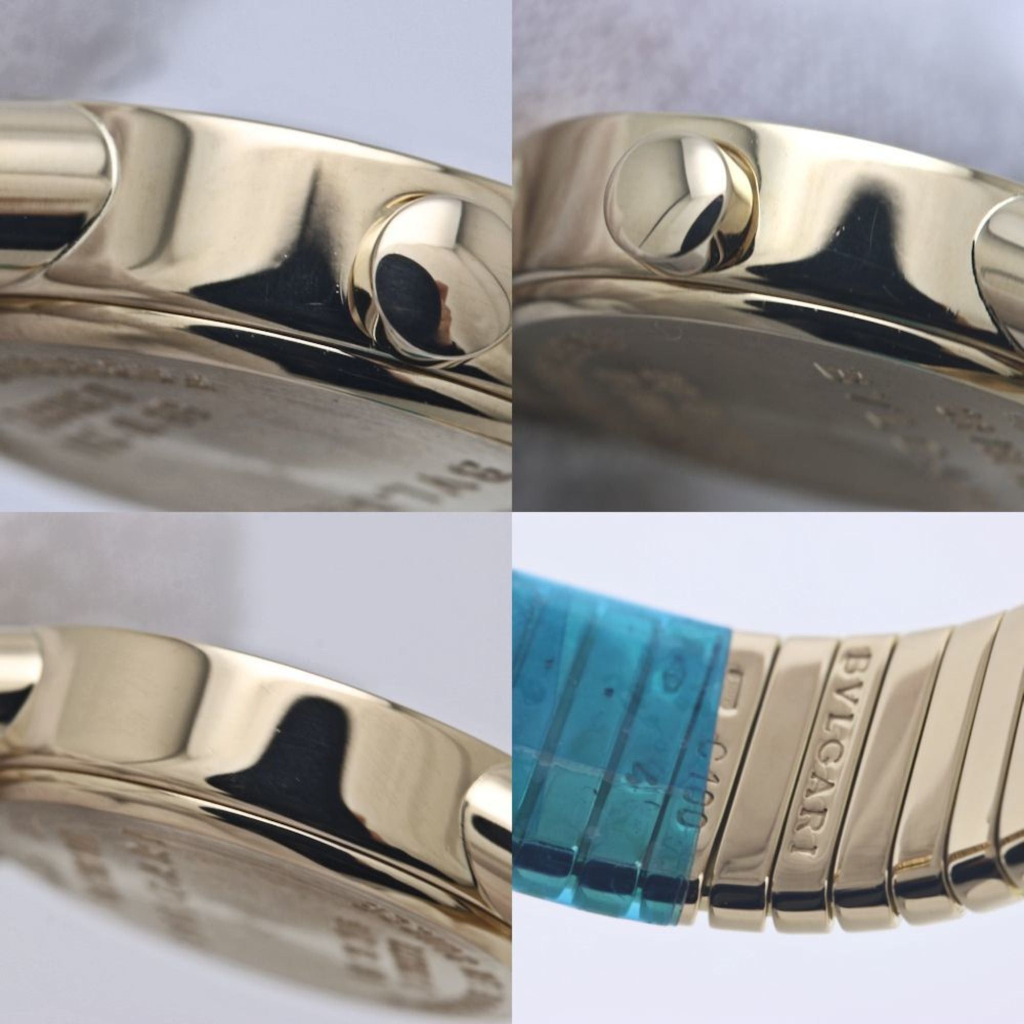 Bvlgari BVLGARI Tubogas 12P Diamond Watch BB192TY 12 BB192TG Women's 18KYG 40263 Size ONE SIZE - 8 Thumbnail