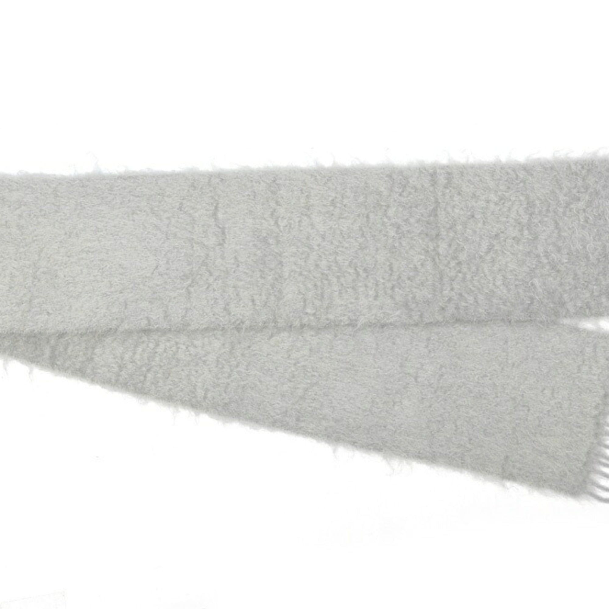 Loewe LOEWE Anagram Scarf Muffler F655254X01 Mohair Wool Light Gray S-160069 Size ONE SIZE - 2 Thumbnail