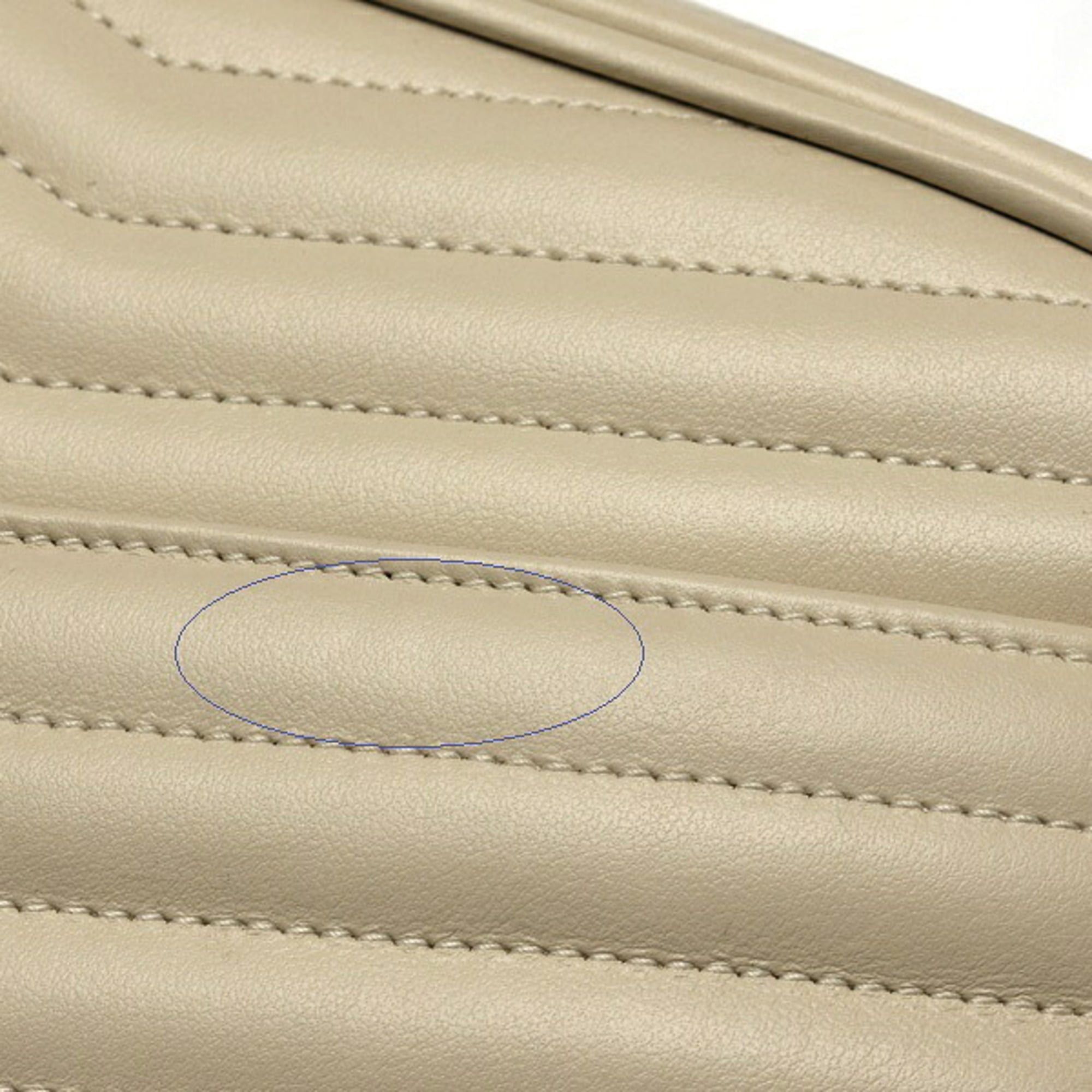 Saint Laurent Paris Saint Laurent Lou Chain Shoulder Bag 748849 Quilted Leather Ivory S-160082 Size ONE SIZE - 4 Thumbnail