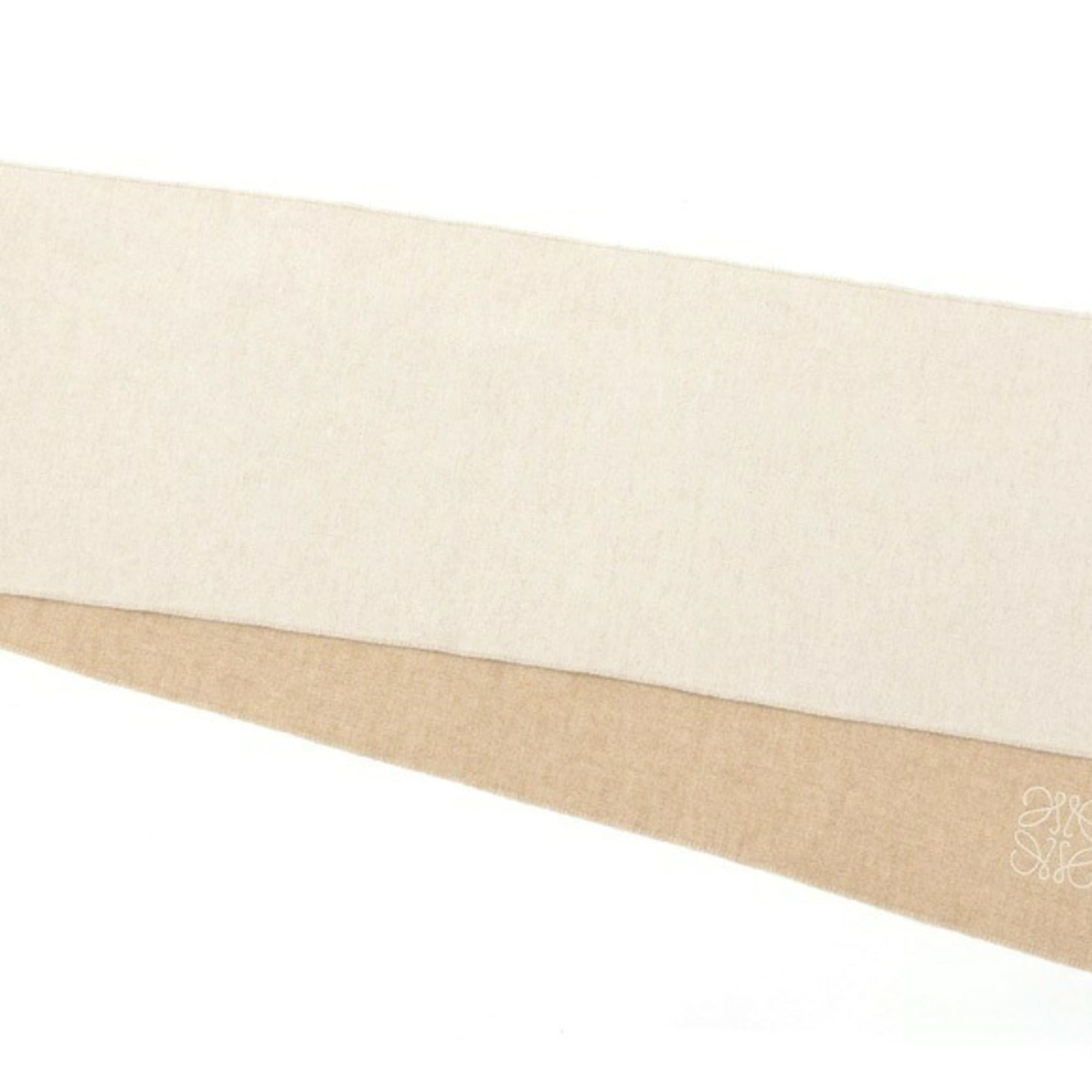 Loewe LOEWE Bicolor Scarf Muffler F810250X01 Wool Cashmere Ivory Sand (Beige) S-159920 Size ONE SIZE - 2 Thumbnail