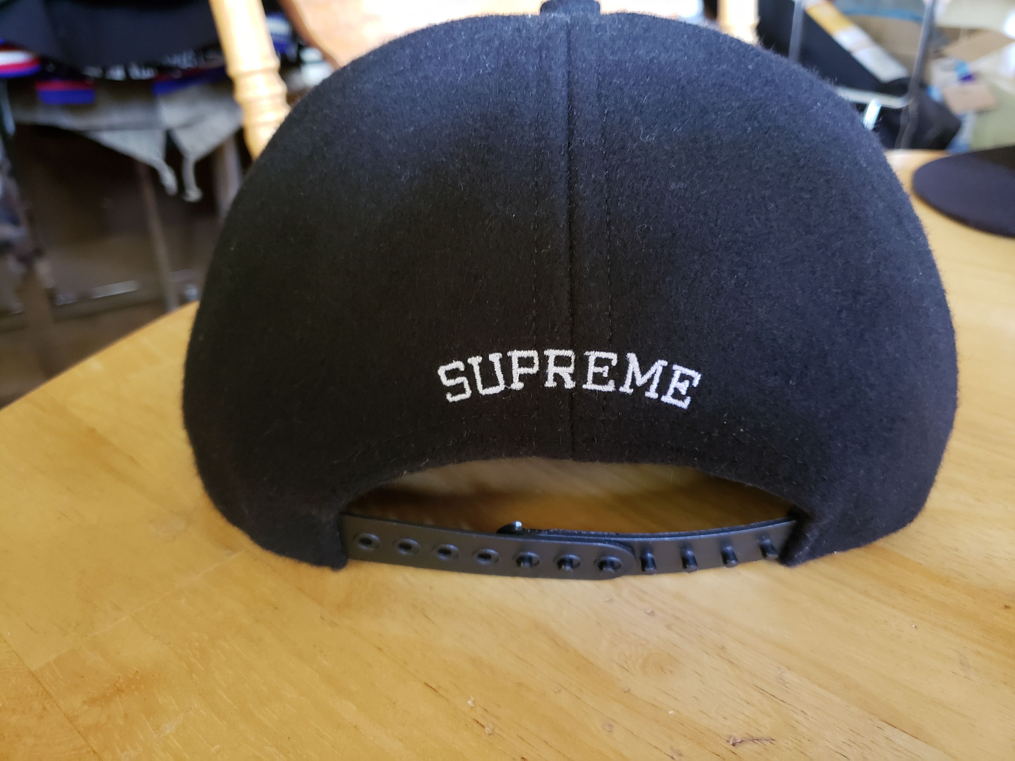 Supreme supreme fuck bitches get money wool chenille s logo