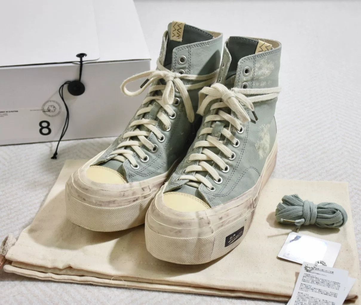 Visvim visvim skagway hi canvas sneakers high-top Size US 9 / EU 42 - 4 Thumbnail