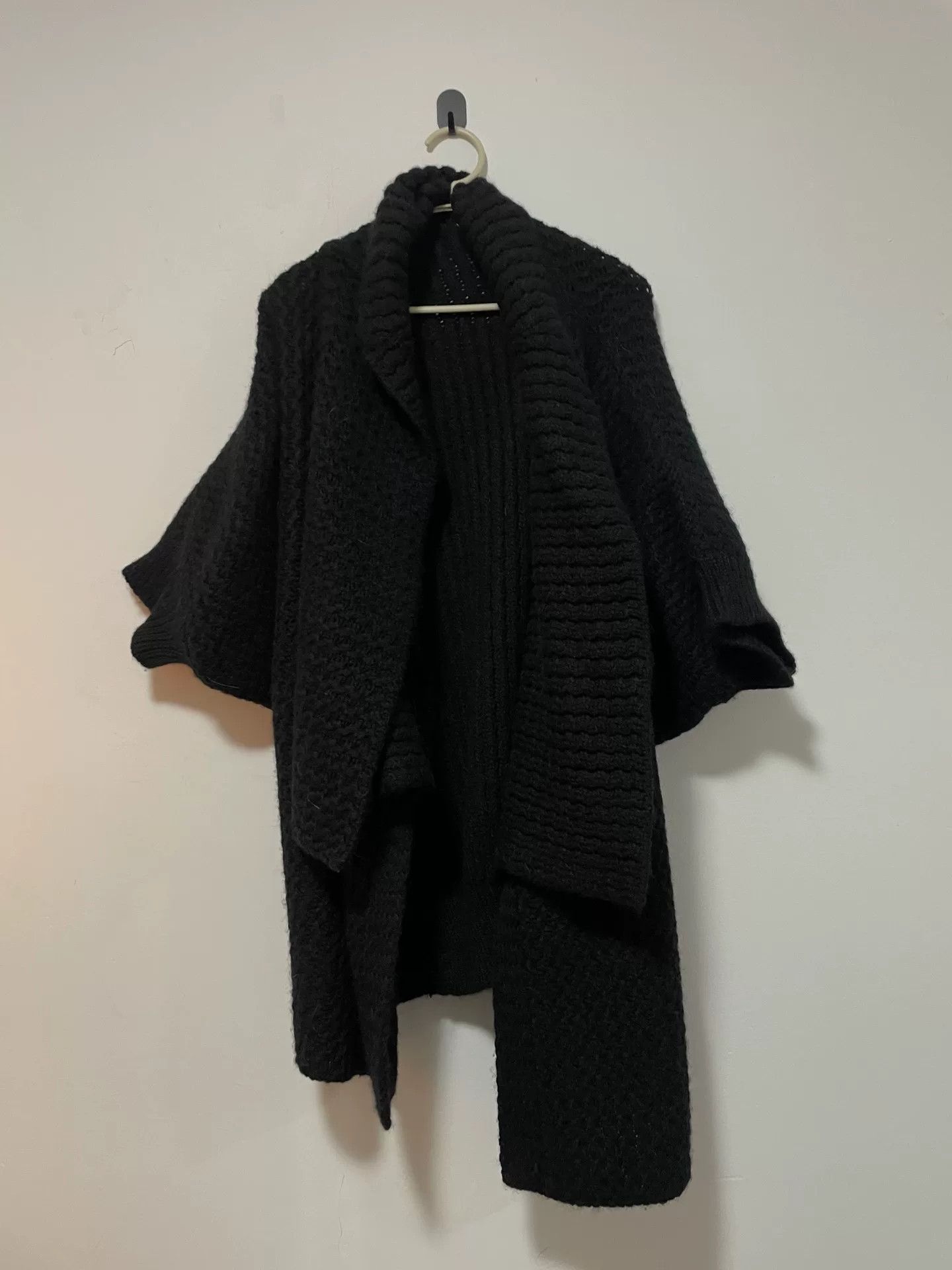 Stella McCartney black batwing cardigan sweater by Stella McCartney Size M / US 6-8 / IT 42-44 - 2 Thumbnail