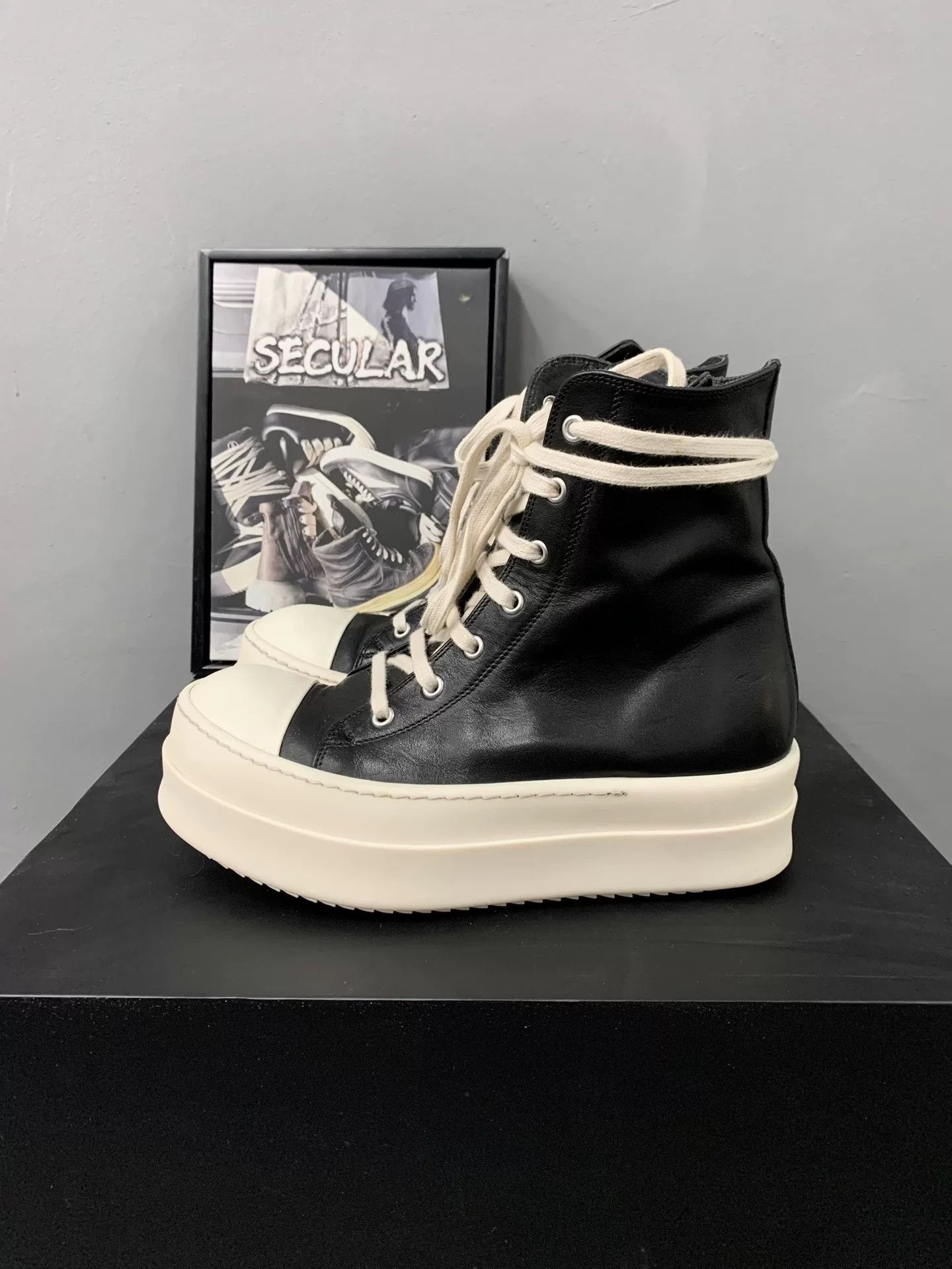 Rick Owens rick owens thick platform high-top sneakers Size US 9 / EU 42 - 3 Thumbnail