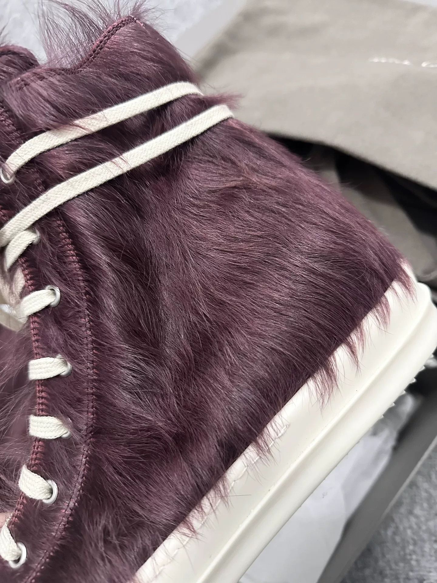 Rick Owens rick owens purple high-top sneakers Size US 6 / IT 36 - 2 Thumbnail