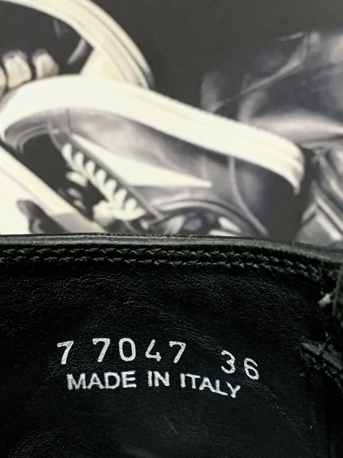 Rick Owens rick owens black and white high-top sneakers Size US 5.5 / EU 38 - 9 Thumbnail