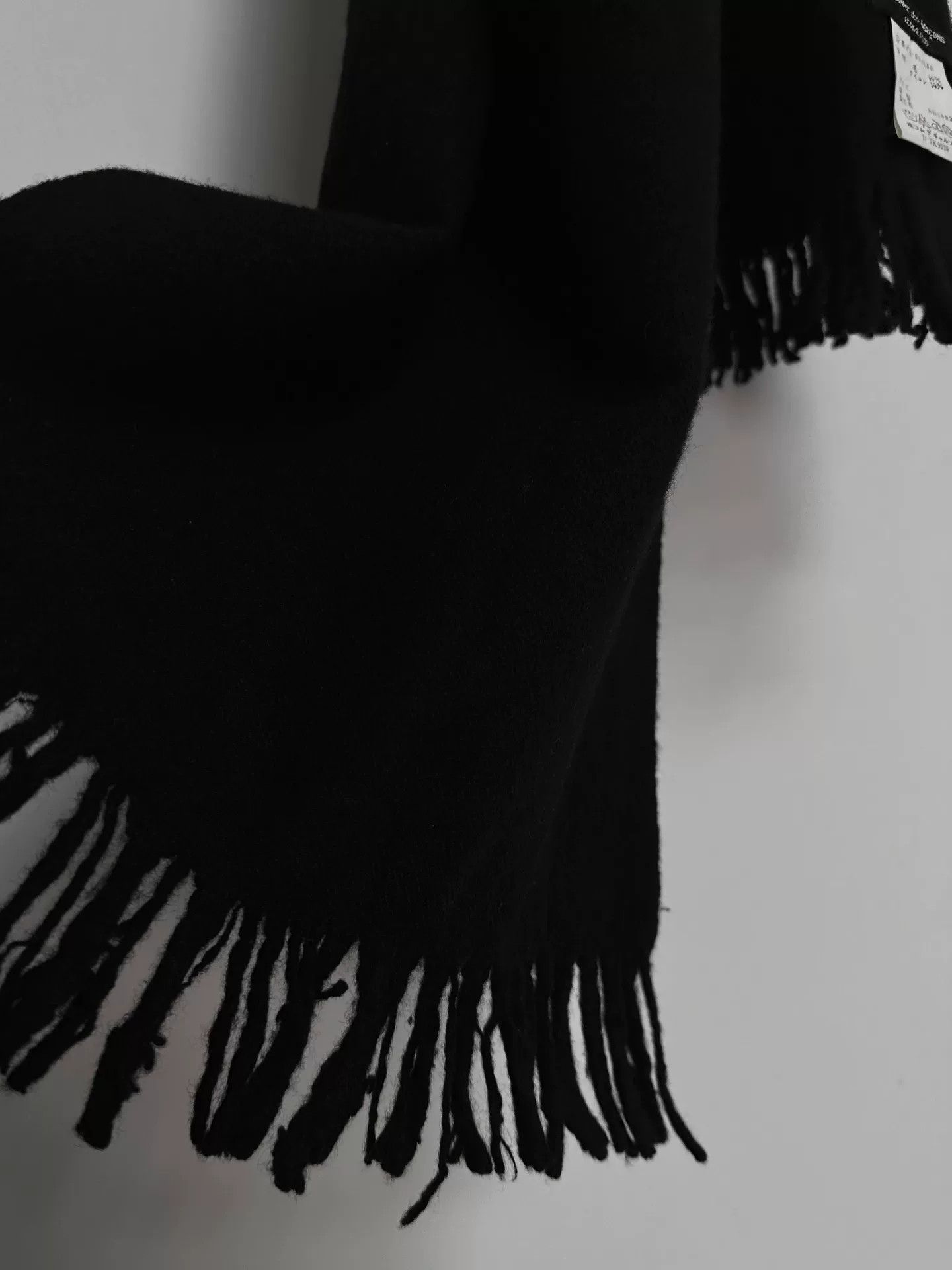 Comme des Garcons comme des garcons black wool scarf Size ONE SIZE - 4 Thumbnail
