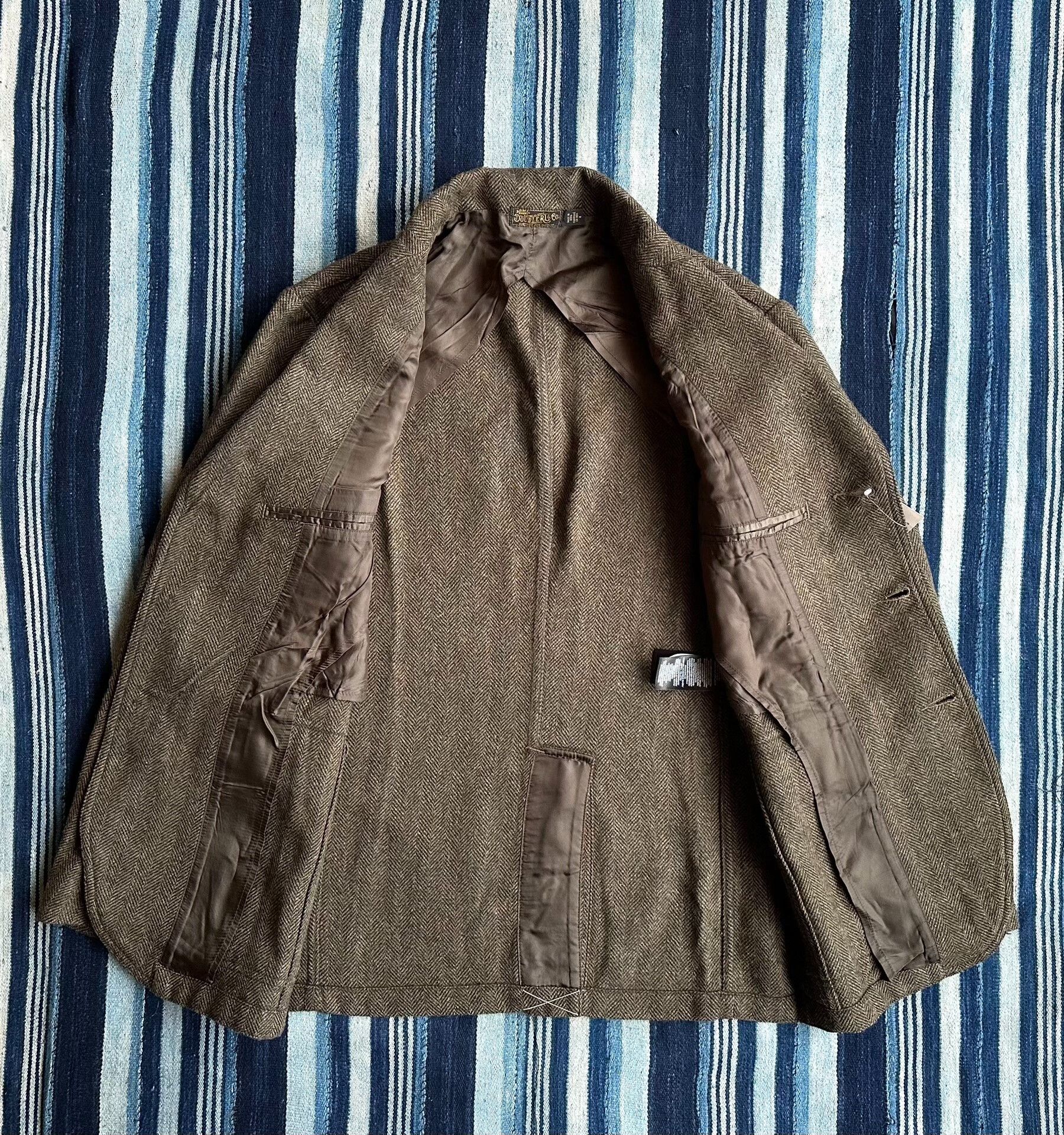 RRL Ralph Lauren RRL Unconstructed Herringbone Sport Coat Size US M / EU 48-50 / 2 - 5 Thumbnail