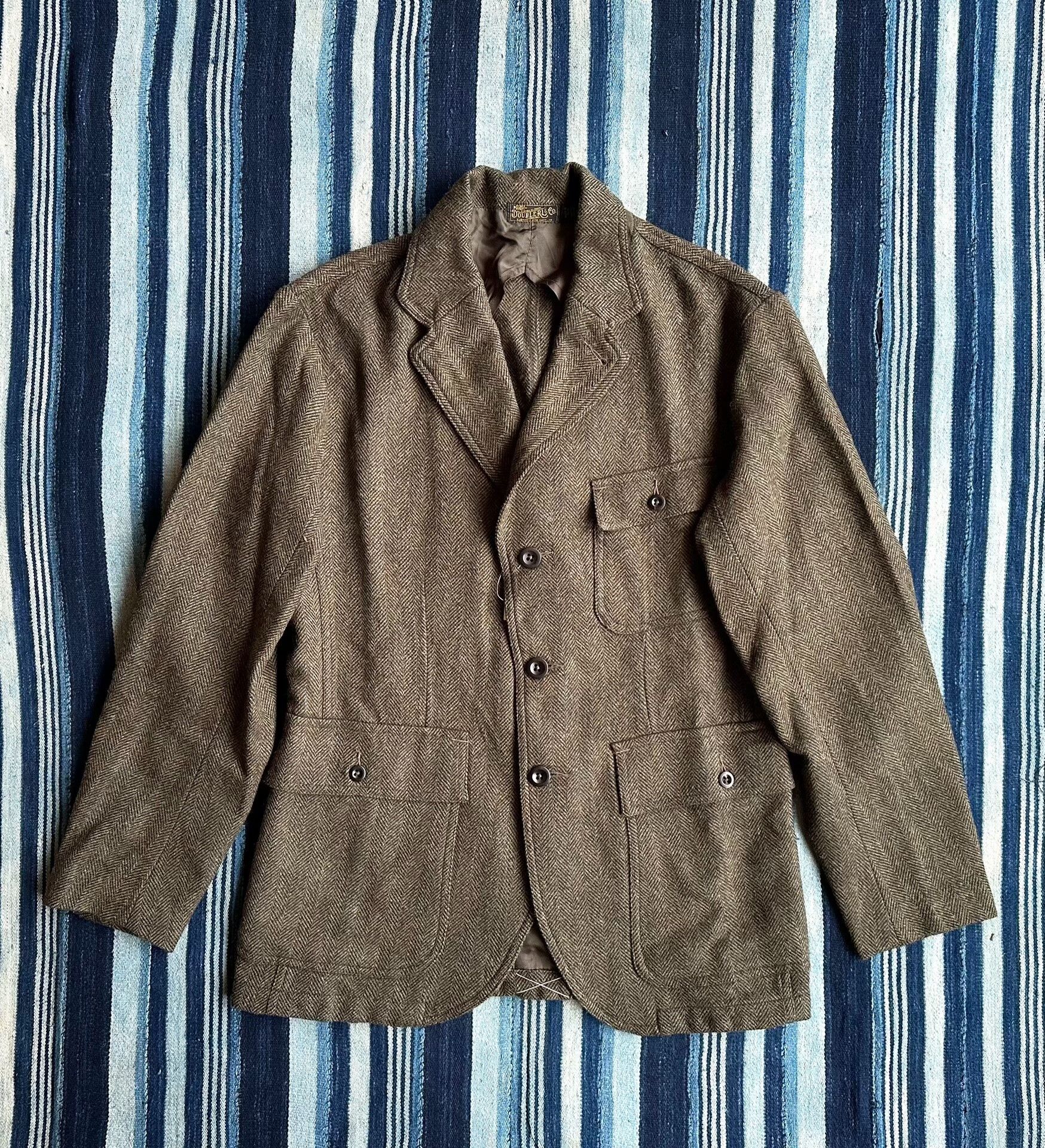 RRL Ralph Lauren RRL Unconstructed Herringbone Sport Coat Size US M / EU 48-50 / 2 - 2 Thumbnail