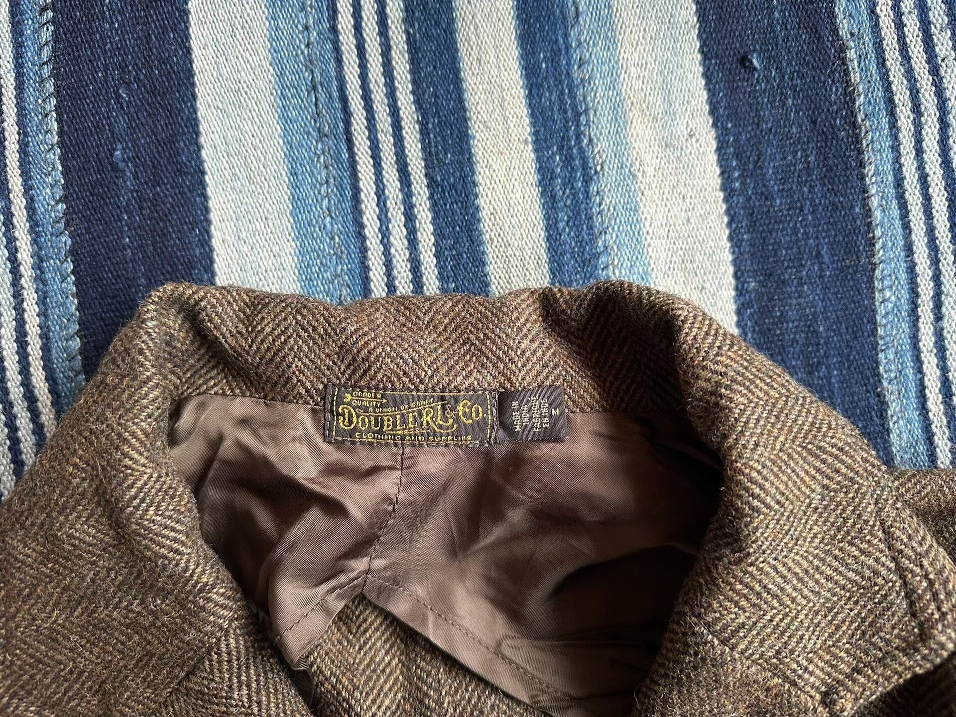 RRL Ralph Lauren RRL Unconstructed Herringbone Sport Coat Size US M / EU 48-50 / 2 - 4 Thumbnail