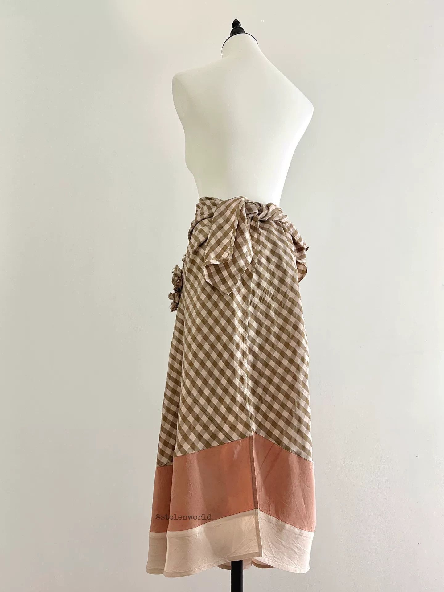 Comme des Garcons comme des garcons gingham ruffle apron Size ONE SIZE - 4 Thumbnail