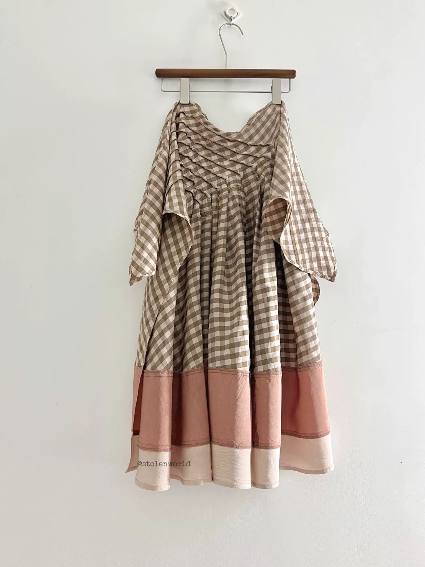 Comme des Garcons comme des garcons gingham ruffle apron Size ONE SIZE - 5 Thumbnail