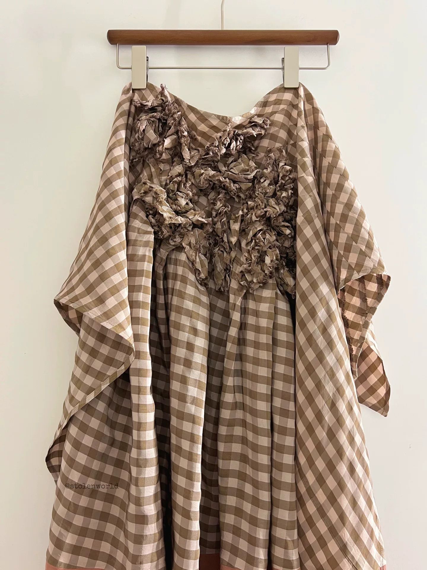 Comme des Garcons comme des garcons gingham ruffle apron Size ONE SIZE - 6 Thumbnail