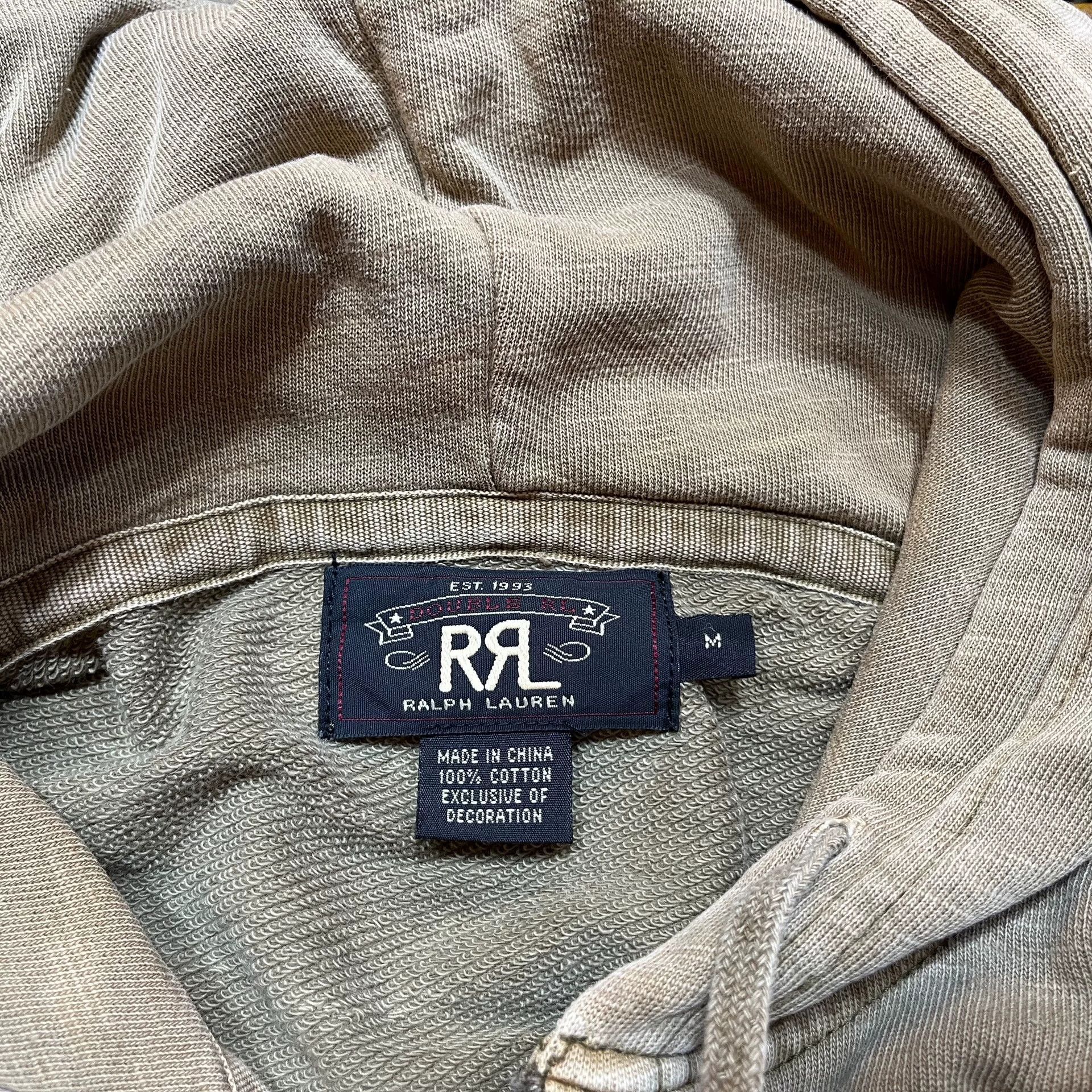 RRL Ralph Lauren rrl hoodie zip-up sweatshirt by polo ralph lauren Size US M / EU 48-50 / 2 - 3 Thumbnail