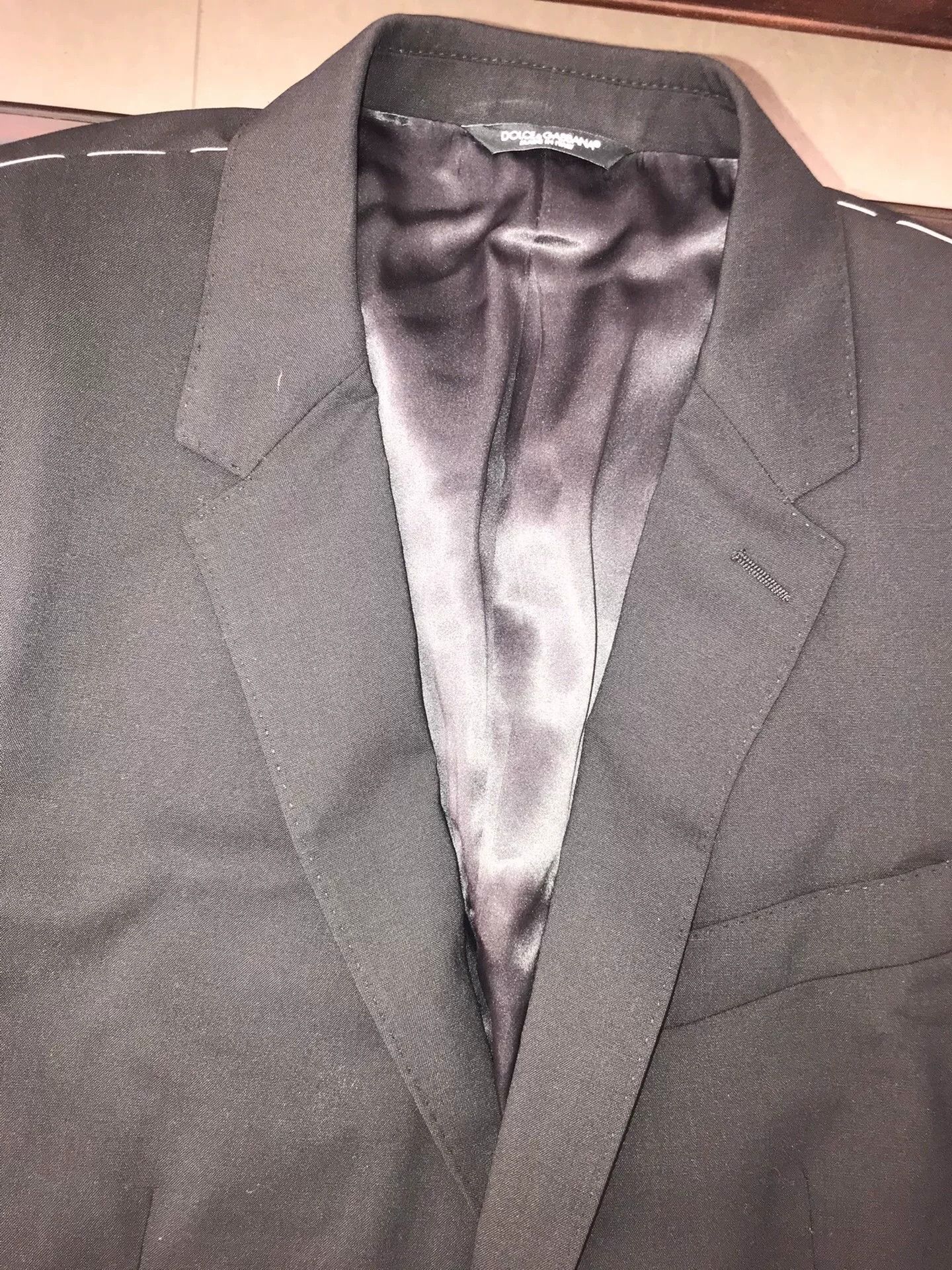 Dolce & Gabbana luxury black wool suit by dolce gabbana Size US L / EU 52-54 / 3 - 4 Thumbnail