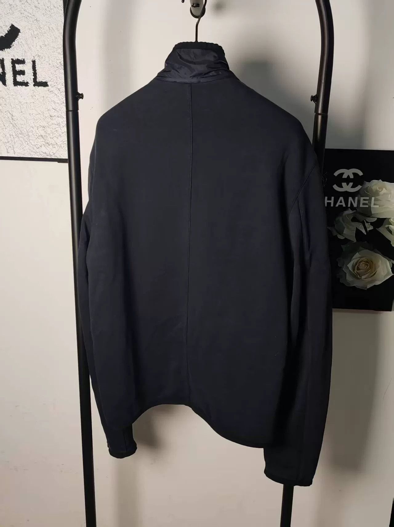 Prada Prada Nylon Jacket with Red Details Size US M / EU 48-50 / 2 - 2 Thumbnail