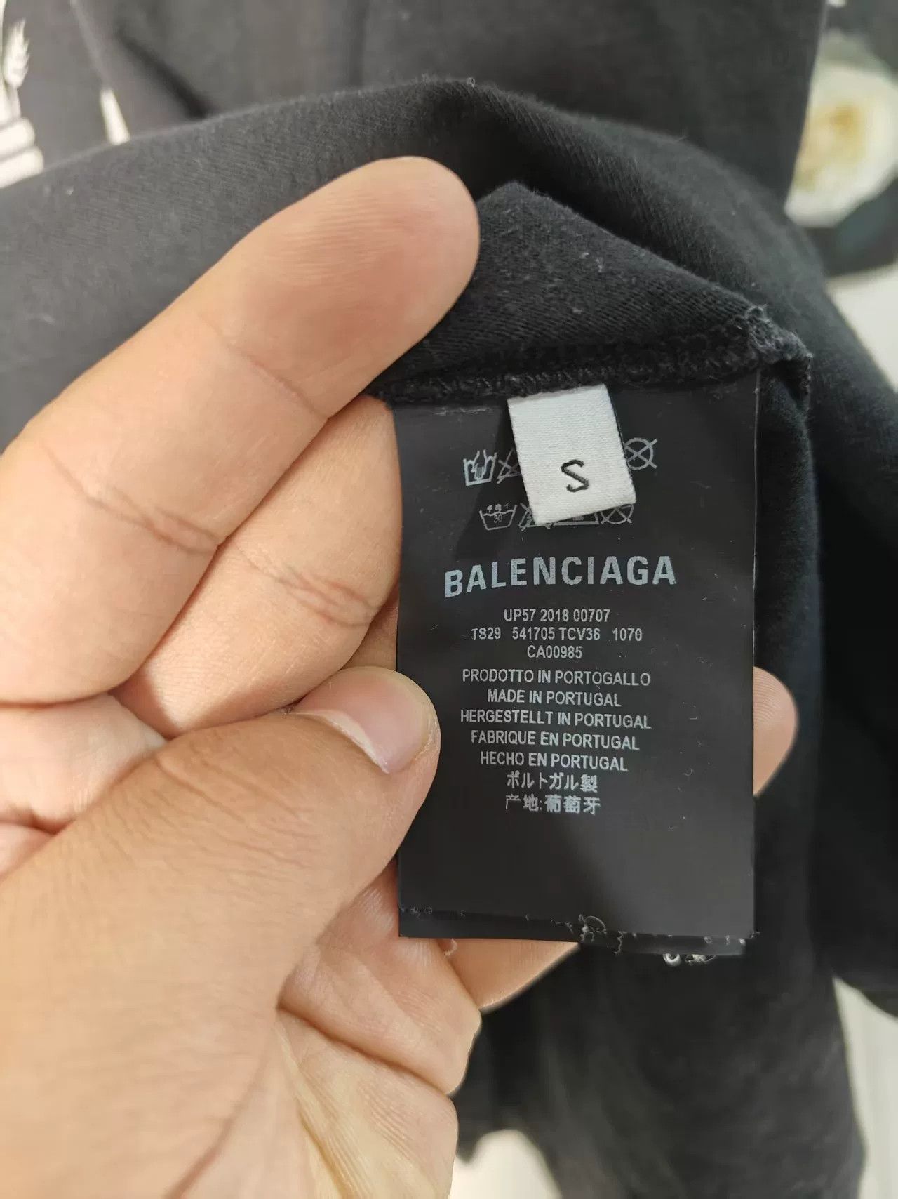 Balenciaga Balenciaga Logo Short Sleeve T-Shirt Size US M / EU 48-50 / 2 - 3 Thumbnail