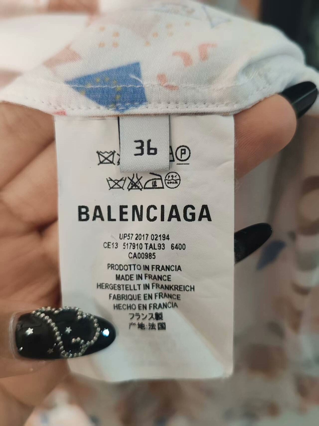 Balenciaga Authentic Balenciaga Short Sleeve Shirt Size US M / EU 48-50 / 2 - 4 Thumbnail