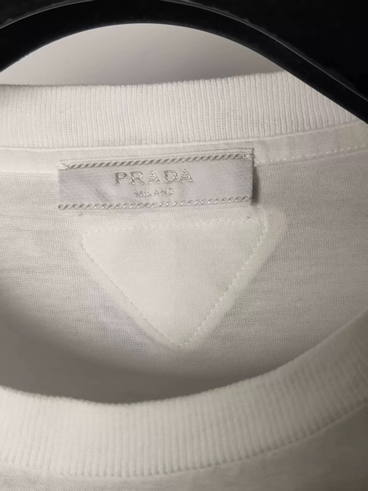 Prada Prada Triangle Logo Short Sleeve Shirt Size US M / EU 48-50 / 2 - 3 Thumbnail