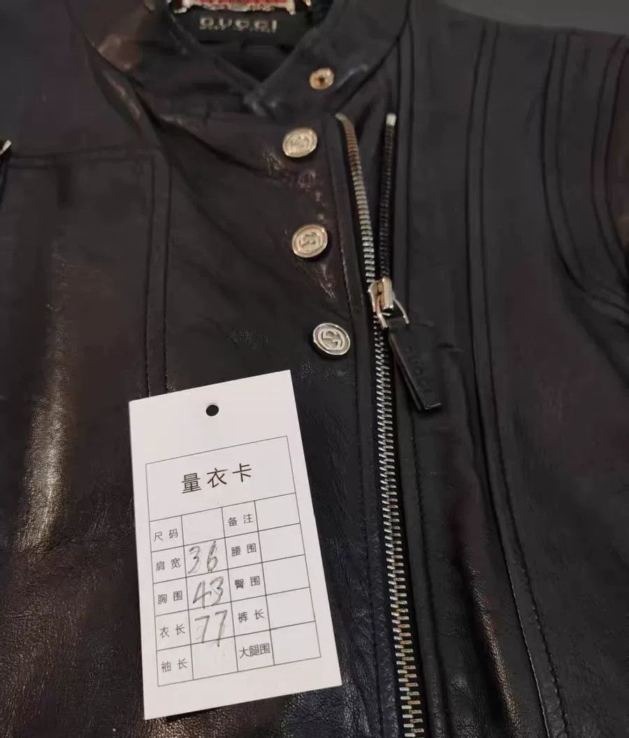 Gucci Genuine Gucci Leather Jacket for Sale Size US M / EU 48-50 / 2 - 4 Thumbnail
