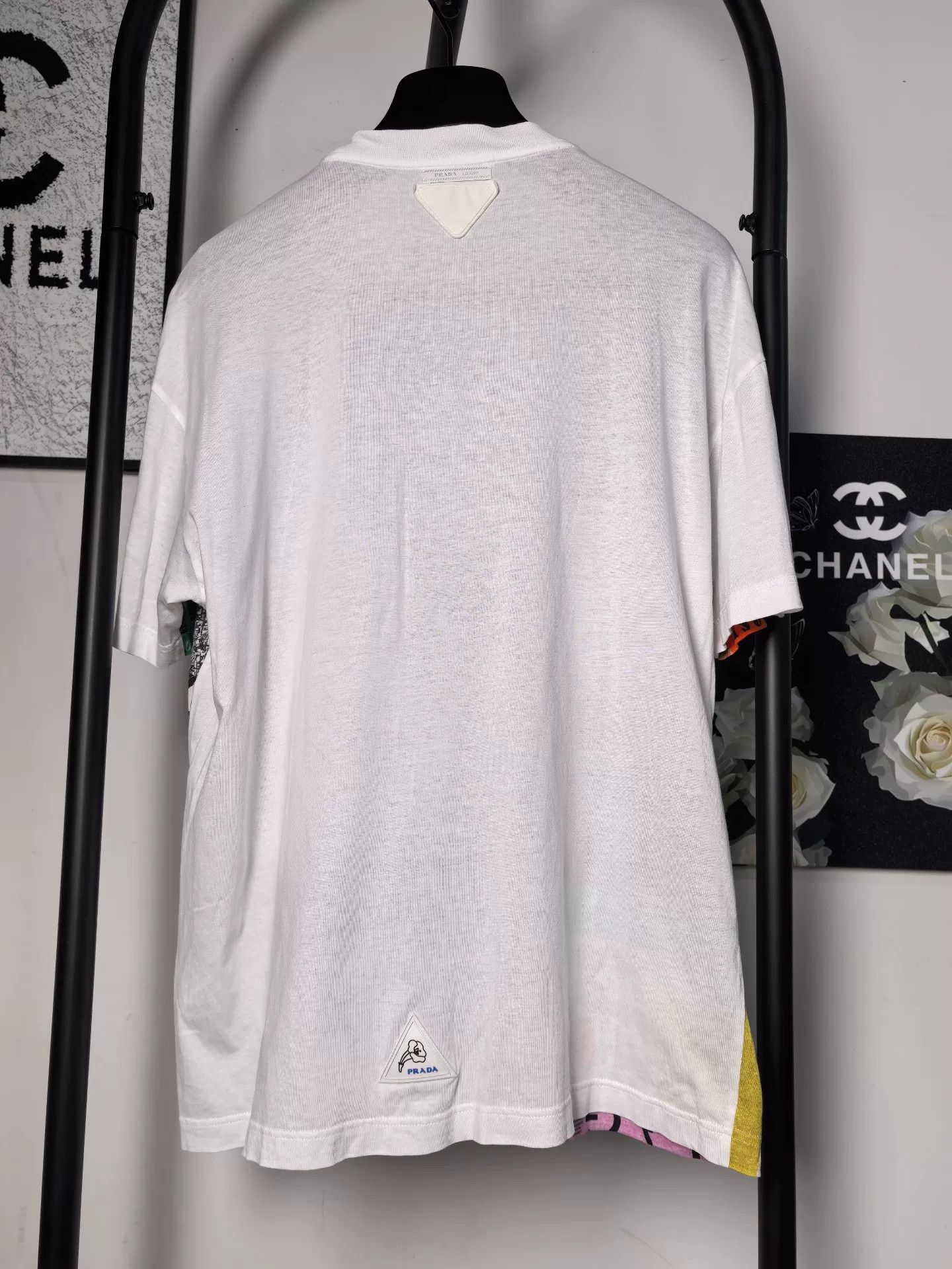 Prada Authentic Prada Short Sleeve Triangle Logo Shirt Size US M / EU 48-50 / 2 - 2 Thumbnail