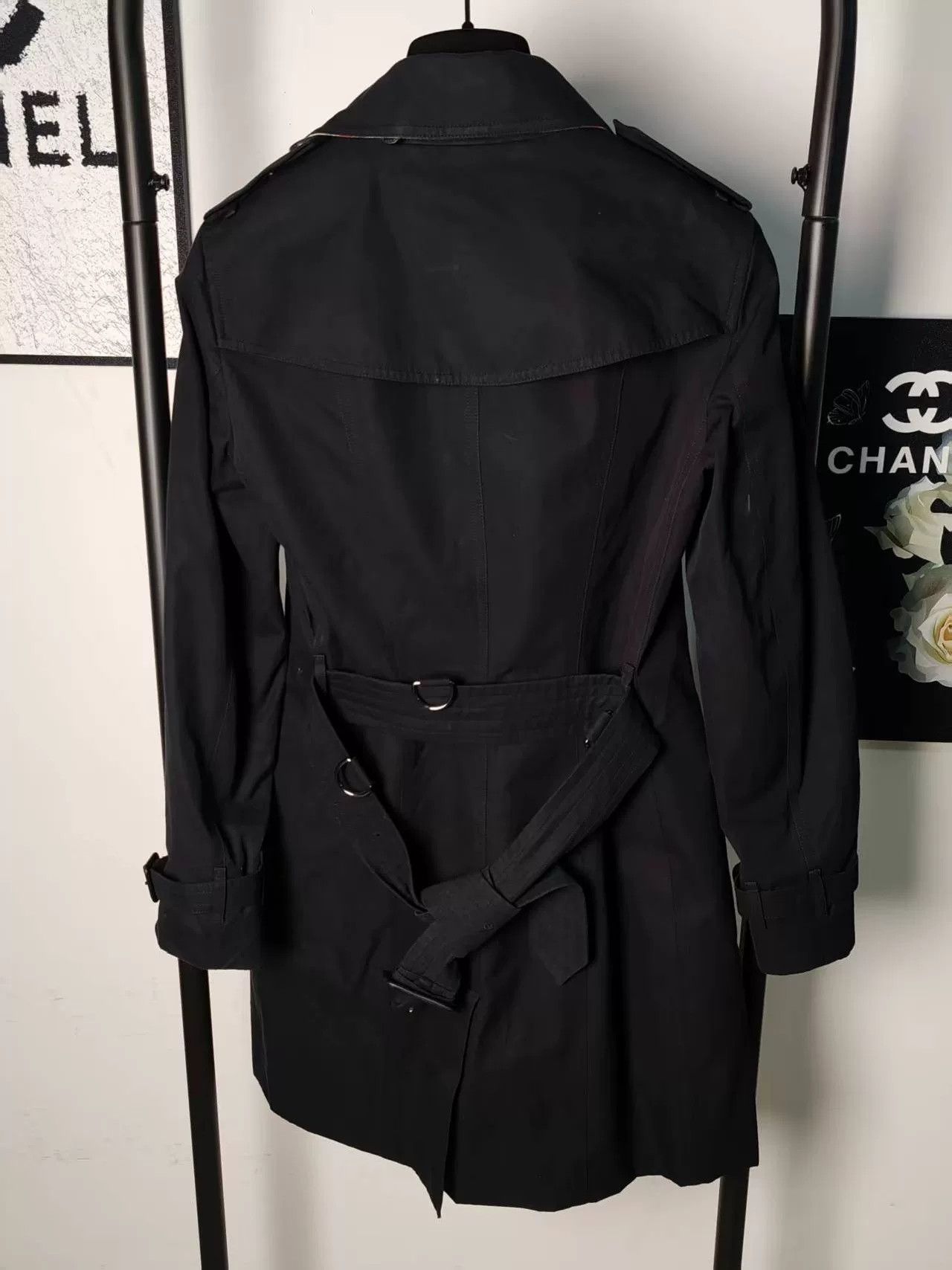 Burberry Burberry Coat with Check Lining Size US M / EU 48-50 / 2 - 2 Thumbnail