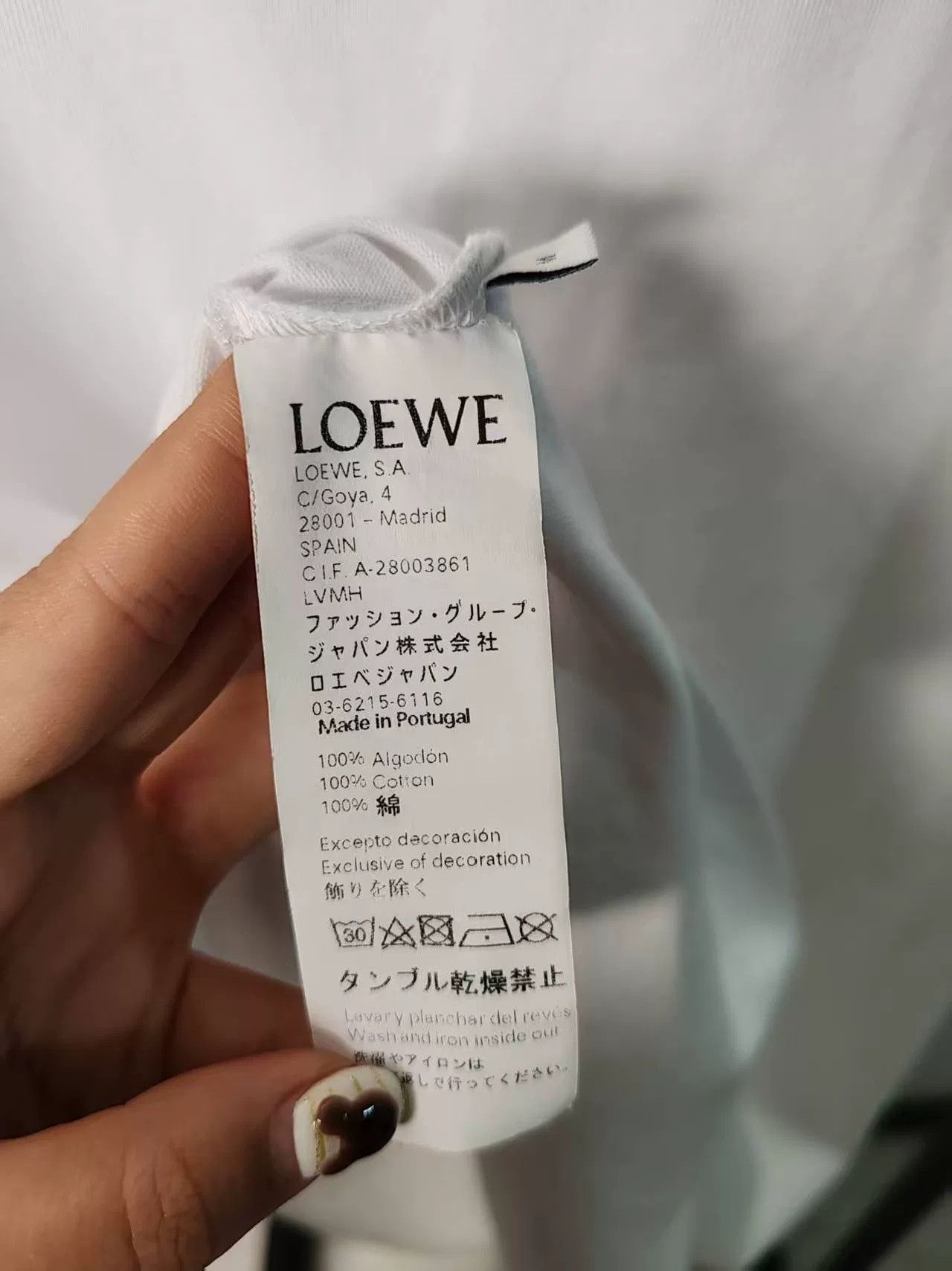 Loewe Loewe Logo Embroidered Short Sleeve Shirt Size US M / EU 48-50 / 2 - 4 Thumbnail
