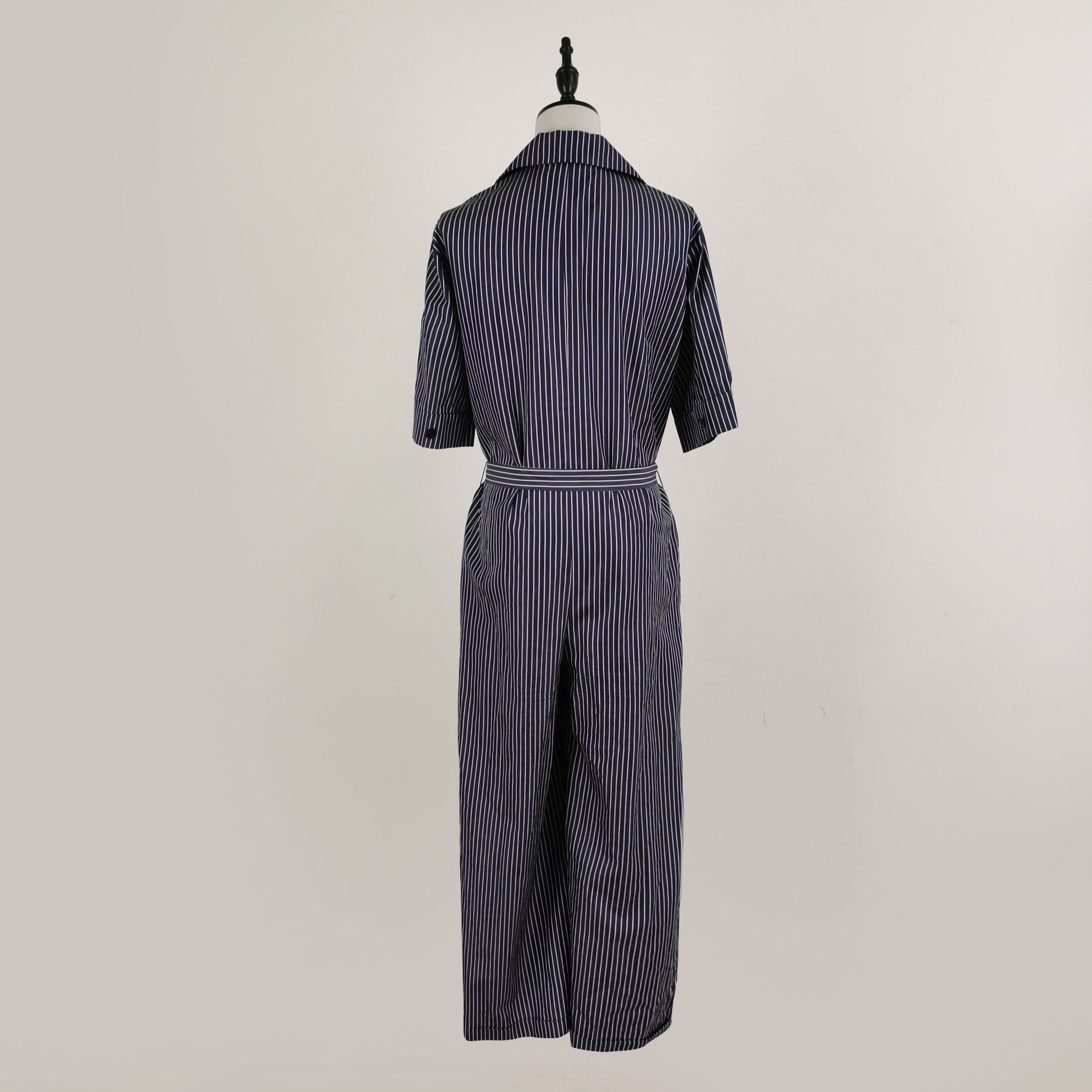 Arc'teryx Striped Collared Midi Shirt Dress with Belt Size XXS / US 00 / IT 34 - 6 Thumbnail