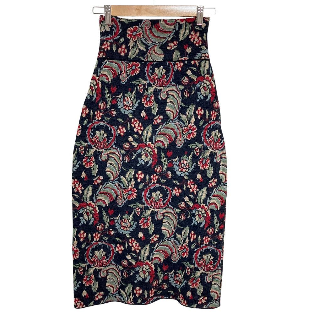 Other Other muller of yoshiokubo Flowe Jacquard Knit Skirt Textile Skirts MLF19805 DUTY FREE for USA Size ONE SIZE - 2 Thumbnail
