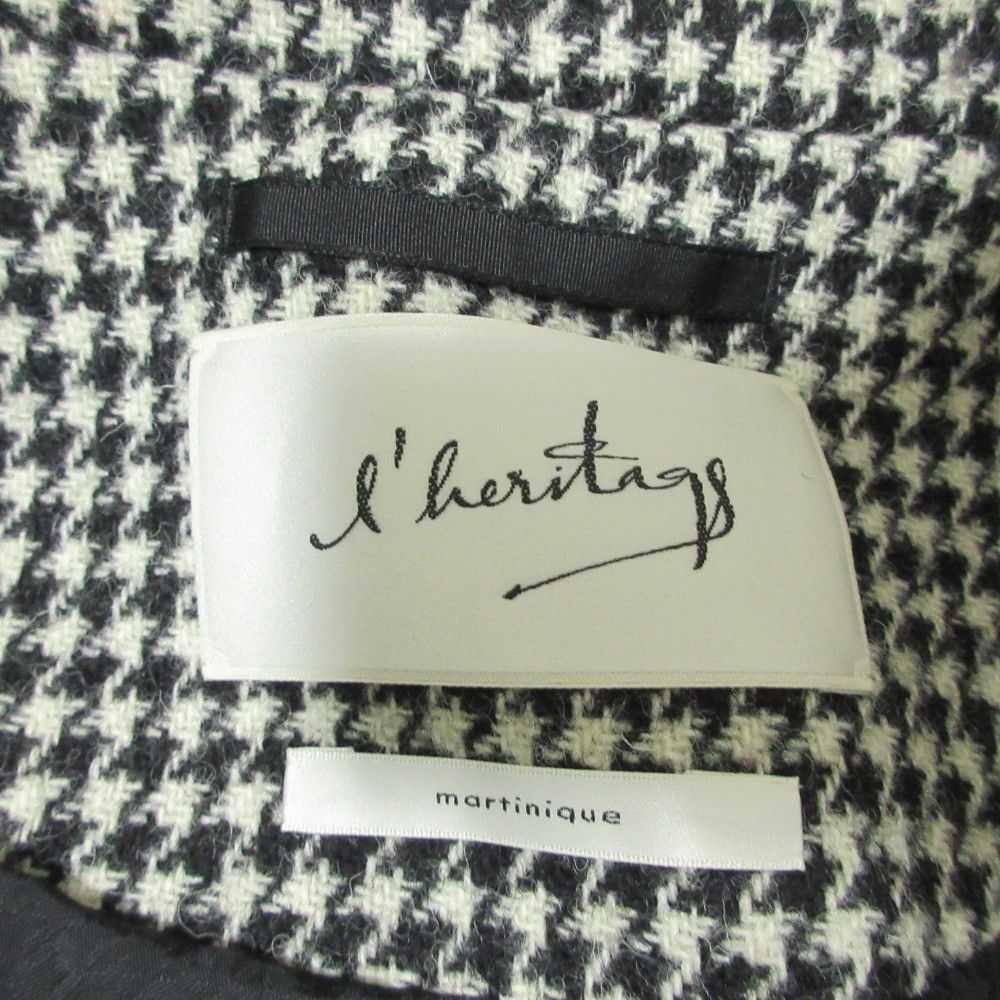 Other Other l’heritage martinique Harris Tweed Houndstooth Wool Coat Textile Outerwear DUTY FREE for USA Size ONE SIZE - 6 Thumbnail