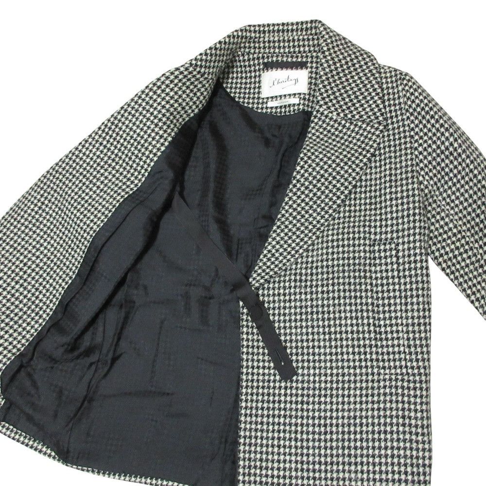 Other Other l’heritage martinique Harris Tweed Houndstooth Wool Coat Textile Outerwear DUTY FREE for USA Size ONE SIZE - 4 Thumbnail